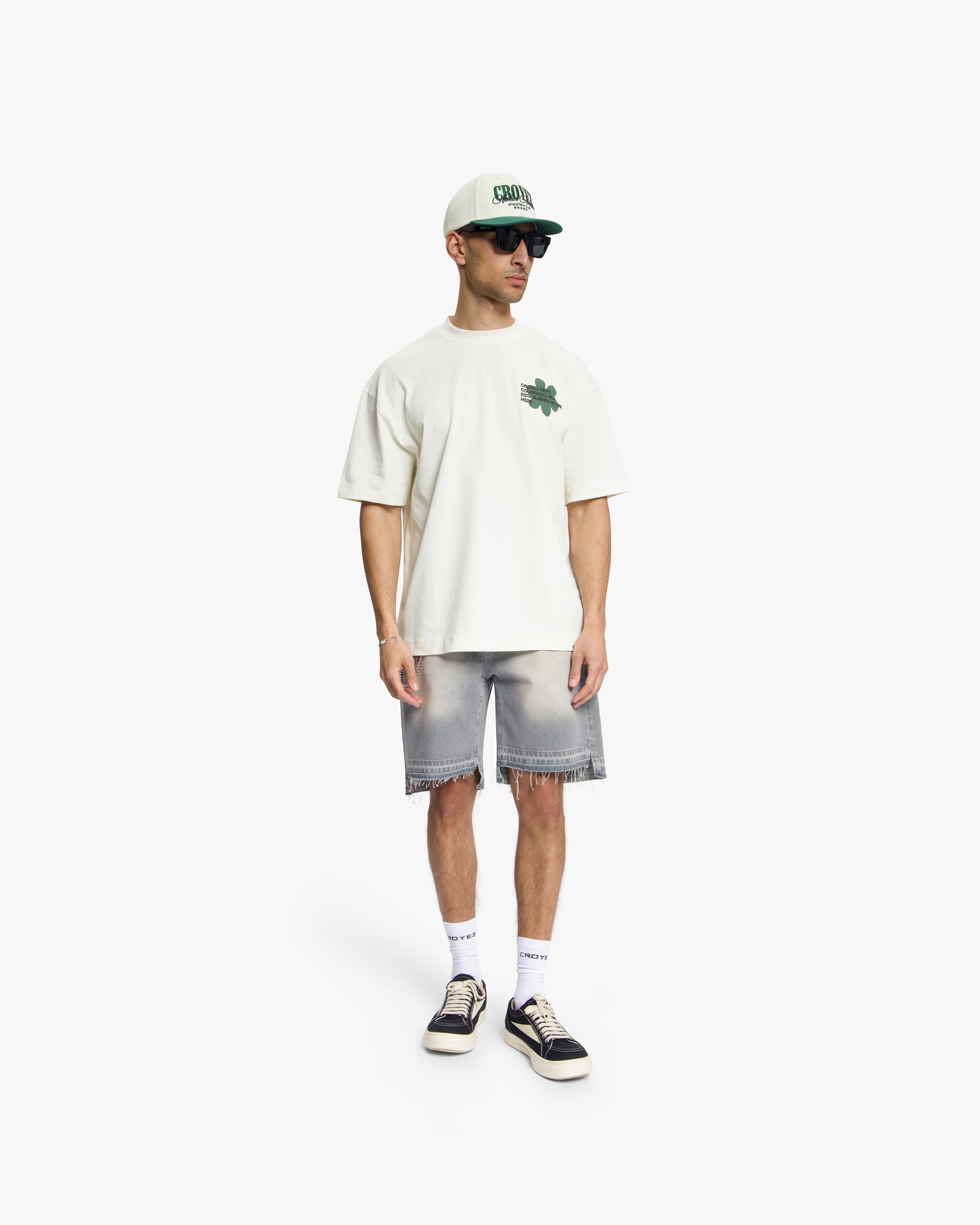 Croyez Silhouette T-Shirt- Off-White