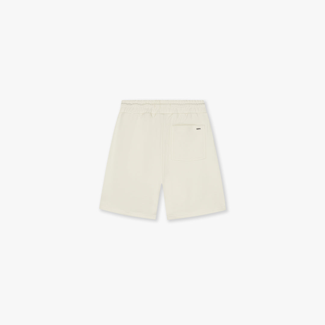 Croyez Overlay Fraternite Shorts- Off-White