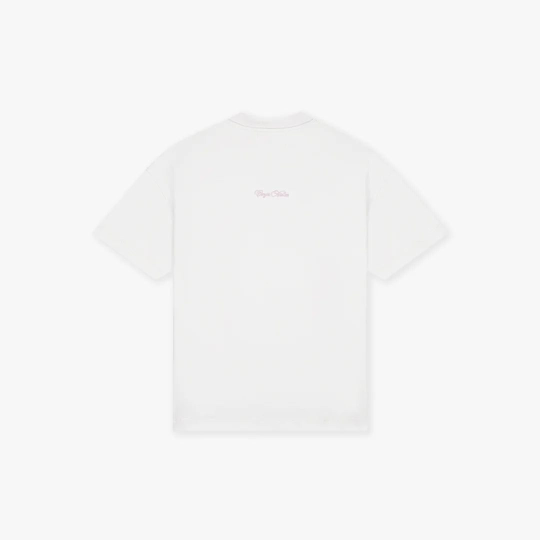 Croyez Contour De La Fleur T-Shirt- Light Grey