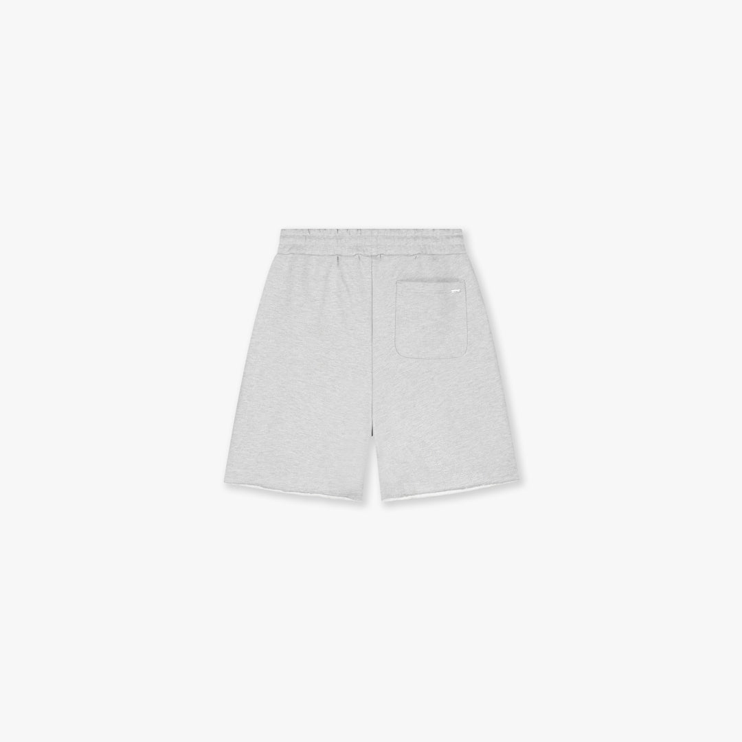 Croyez Relaxed Paris Shorts- Grey Melange