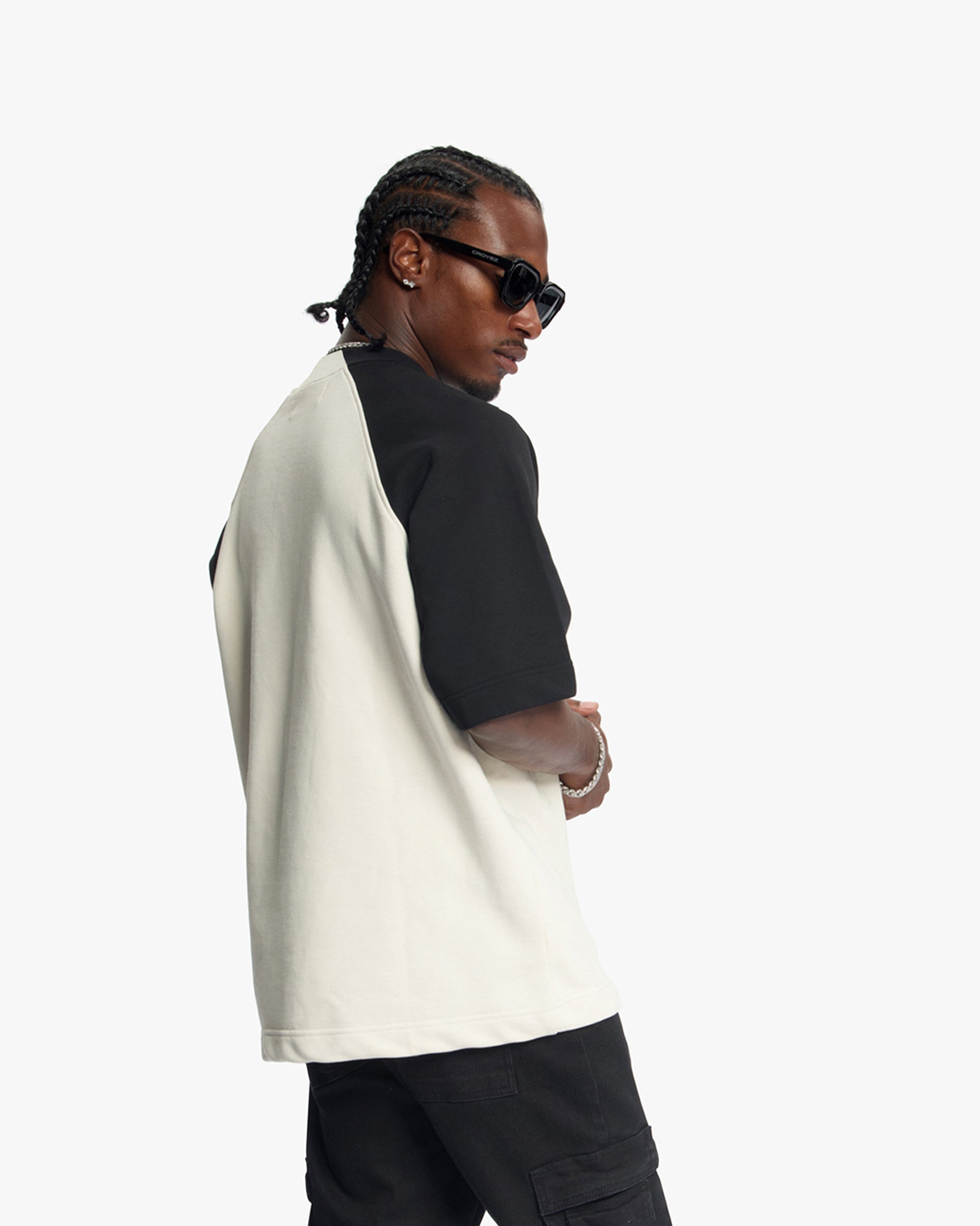 Croyez Studios Raglan T-Shirt- Light Beige