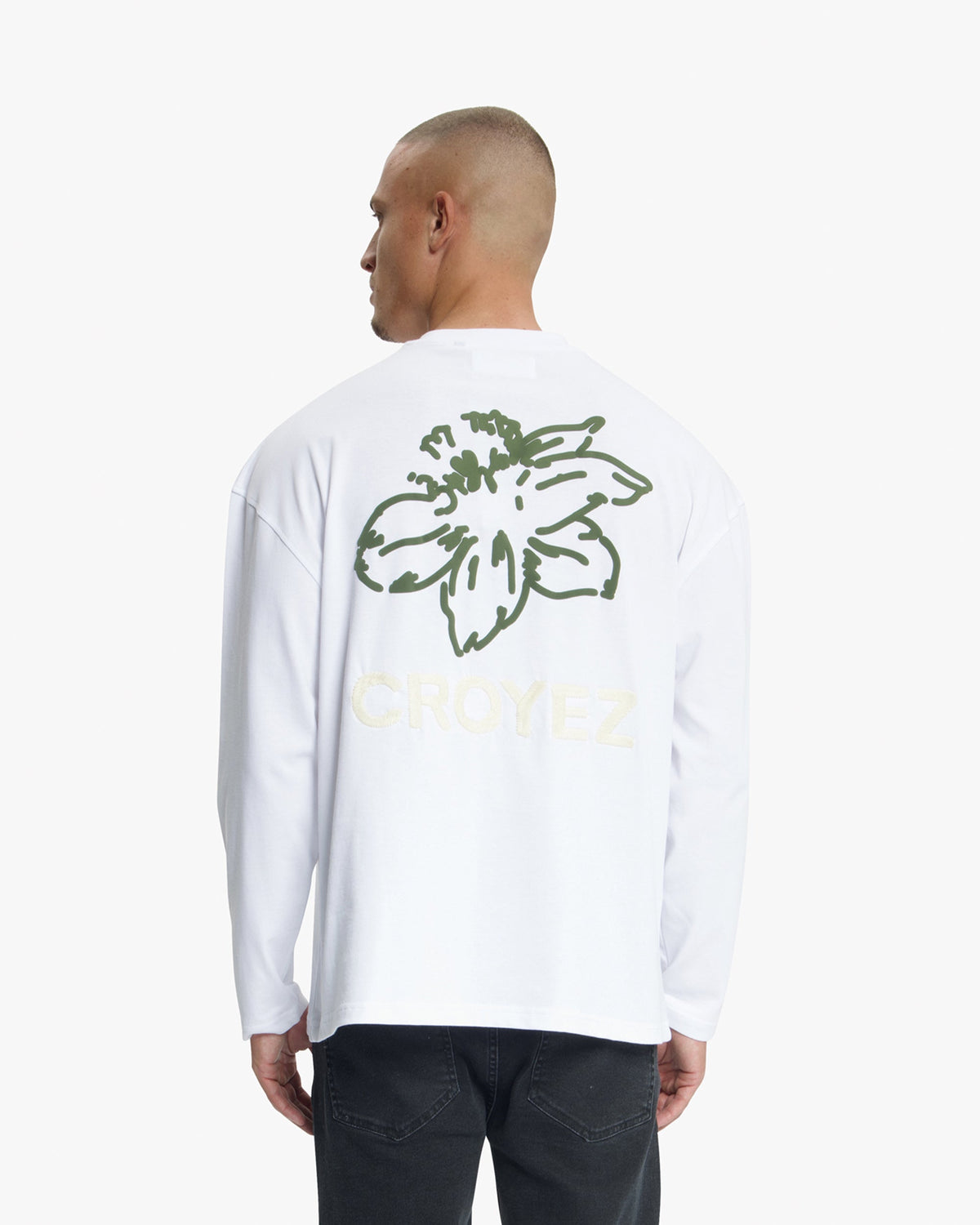 Croyez Gardener Longsleeve T-Shirt- White