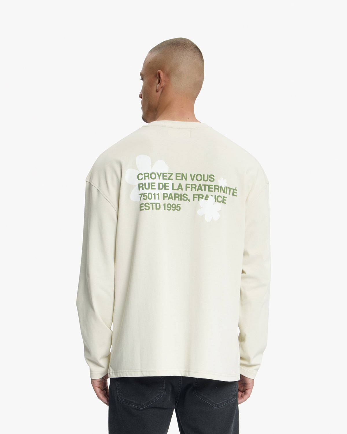 Croyez Silhouette 2.0 Longsleeve T-Shirt- Light Beige
