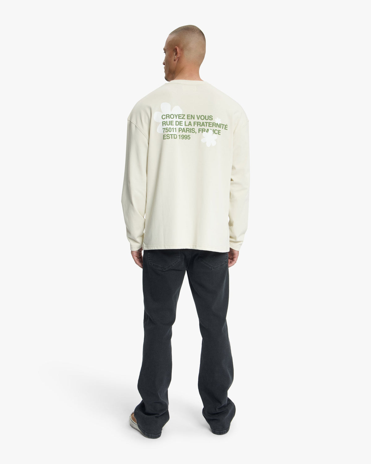 Croyez Silhouette 2.0 Longsleeve T-Shirt- Light Beige