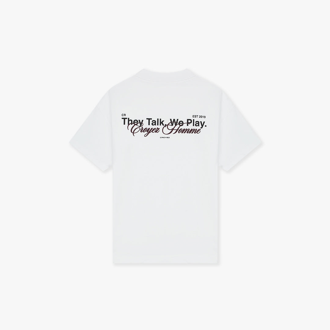 Croyez Talk And Play T-shirt- White