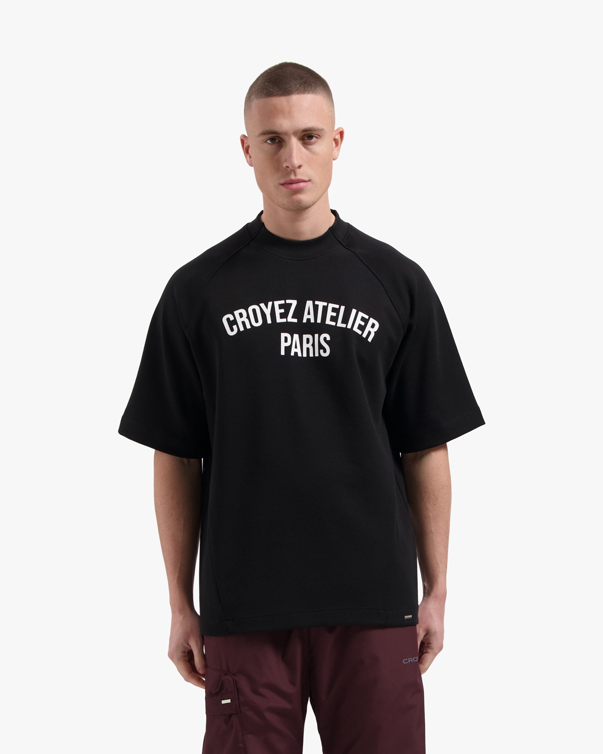 Croyez Raglan T-shirt- Black