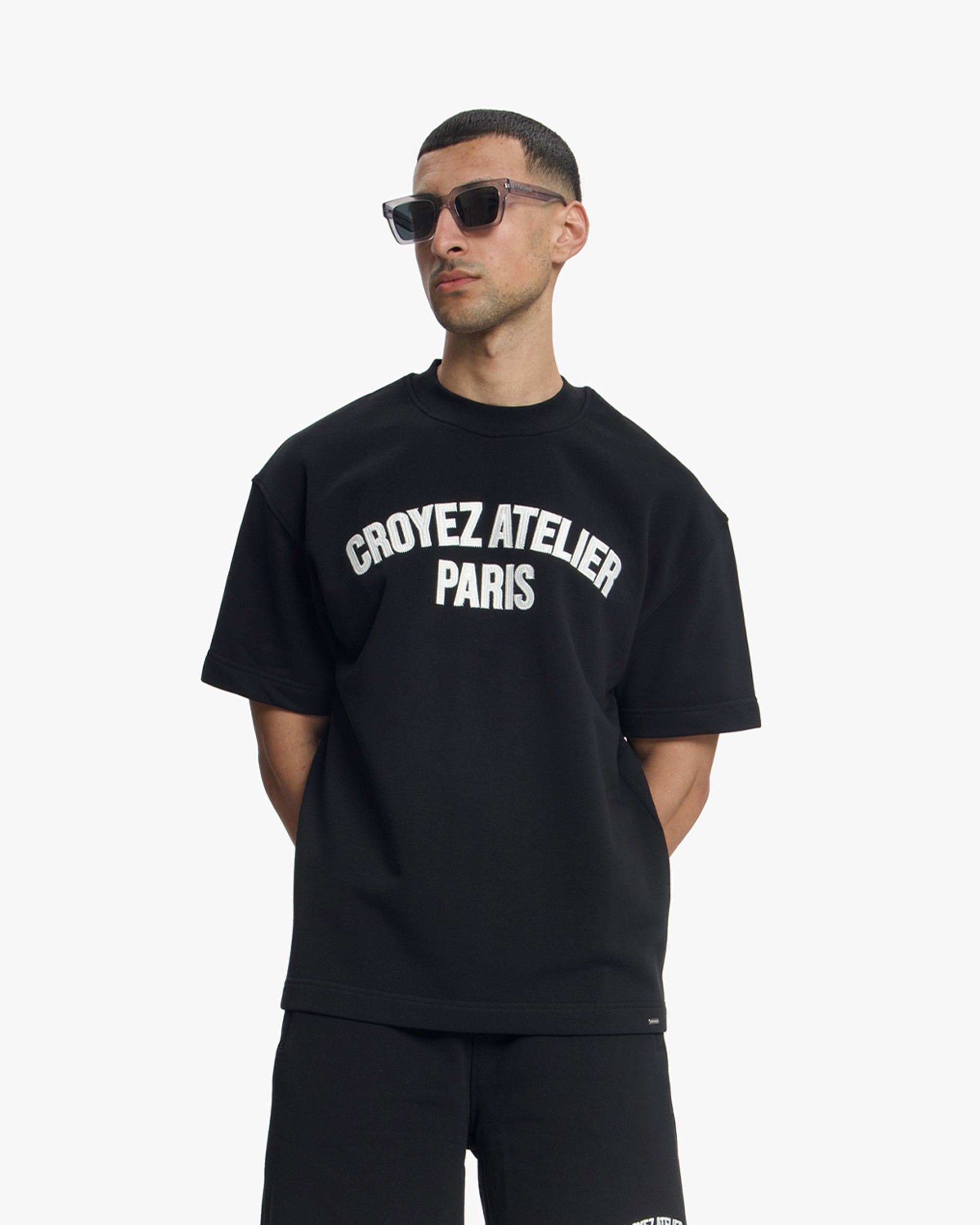 Croyez Heavyweight Atelier T-Shirt- Black