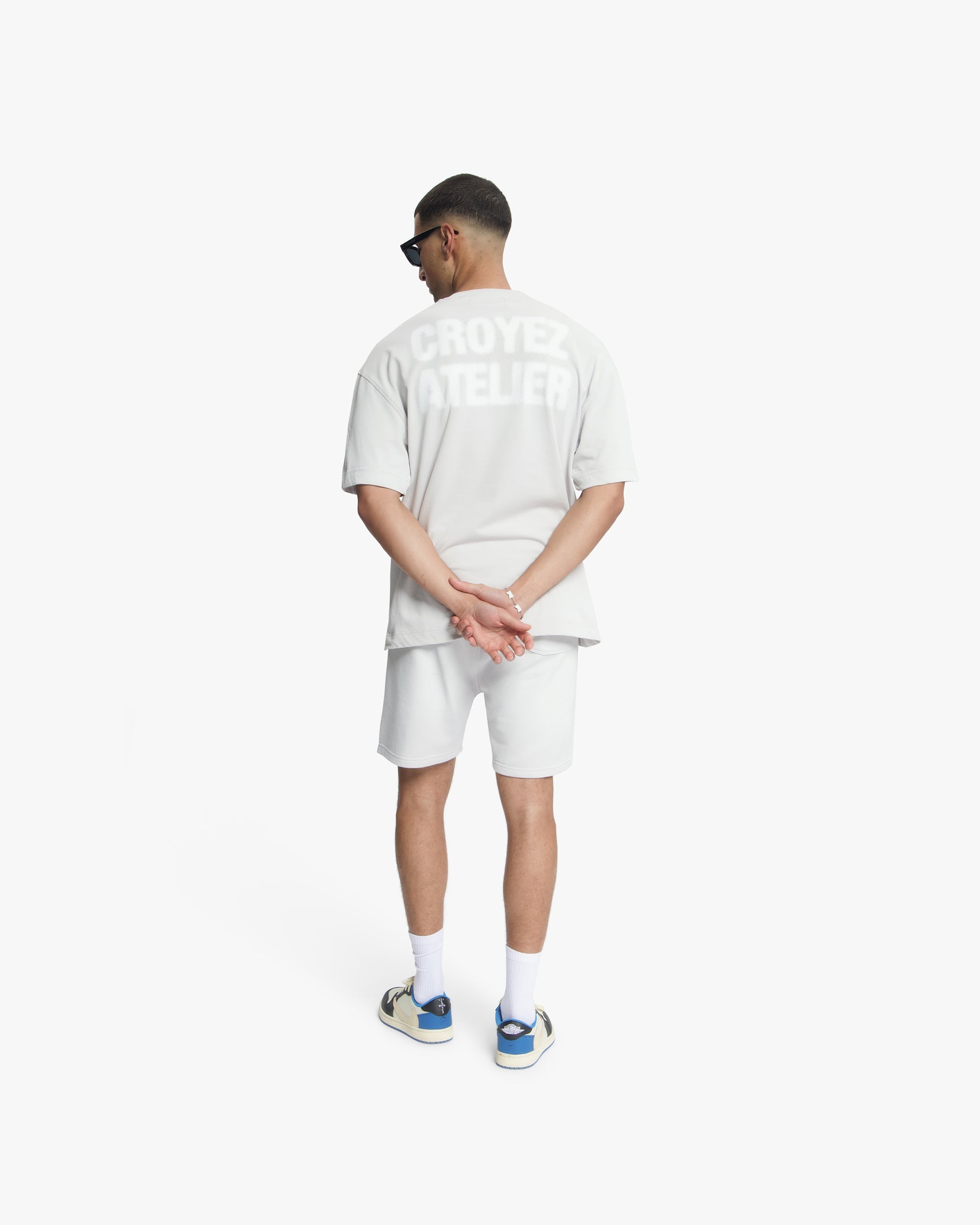 Croyez Sprayed Atelier T-Shirt- Light Grey