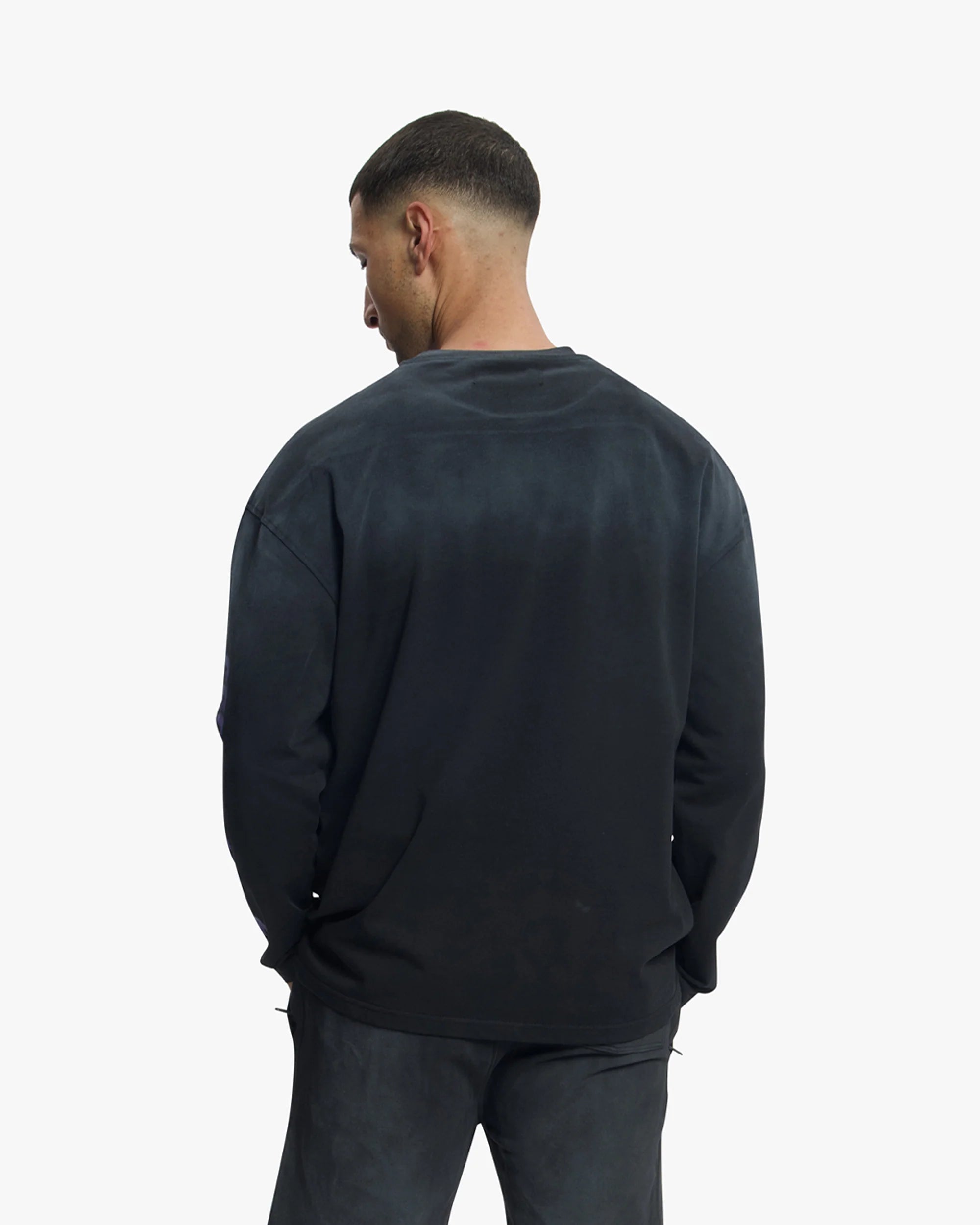 Croyez Sprayed Atelier Longsleeve- Black