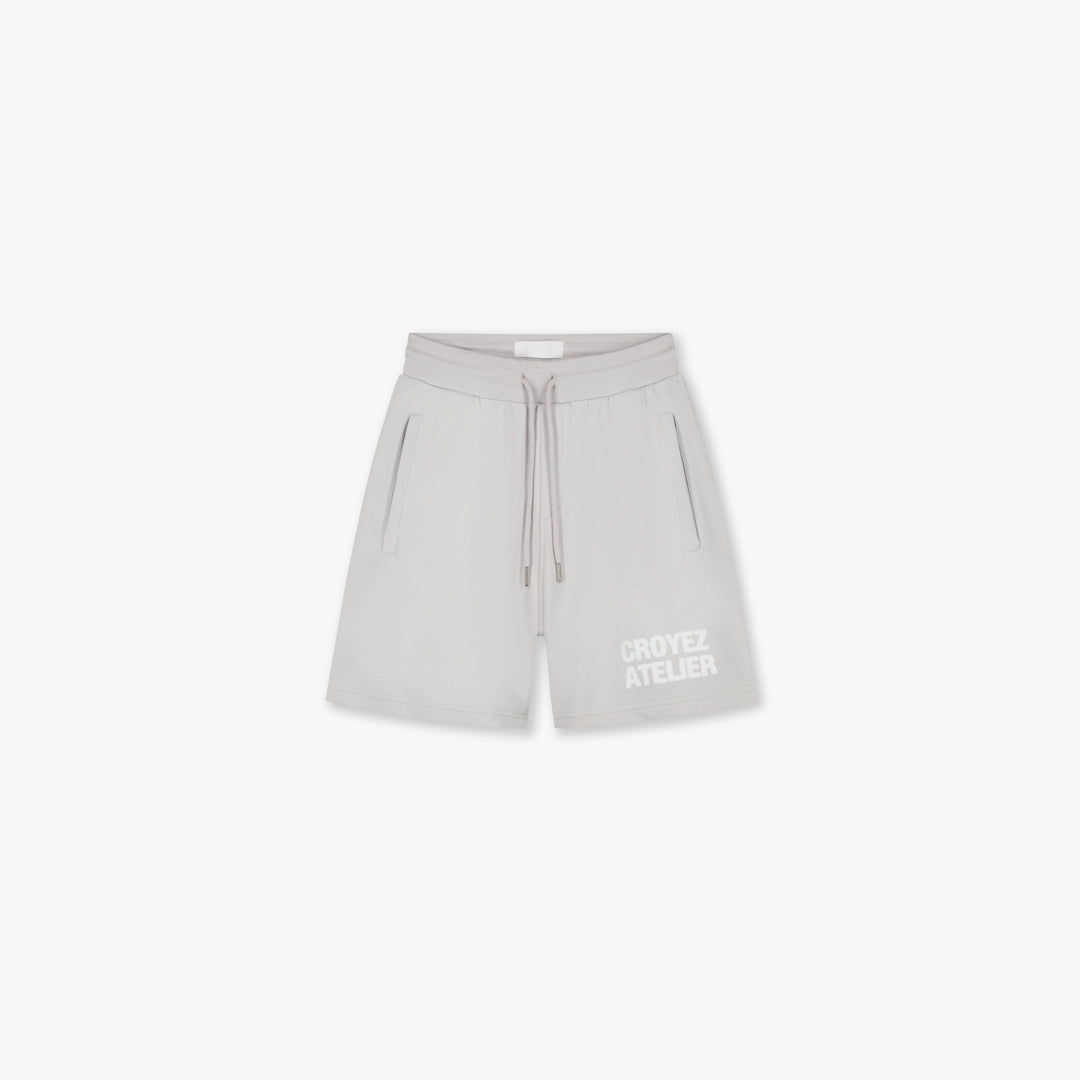 Croyez Sprayed Atelier Shorts- Light Grey