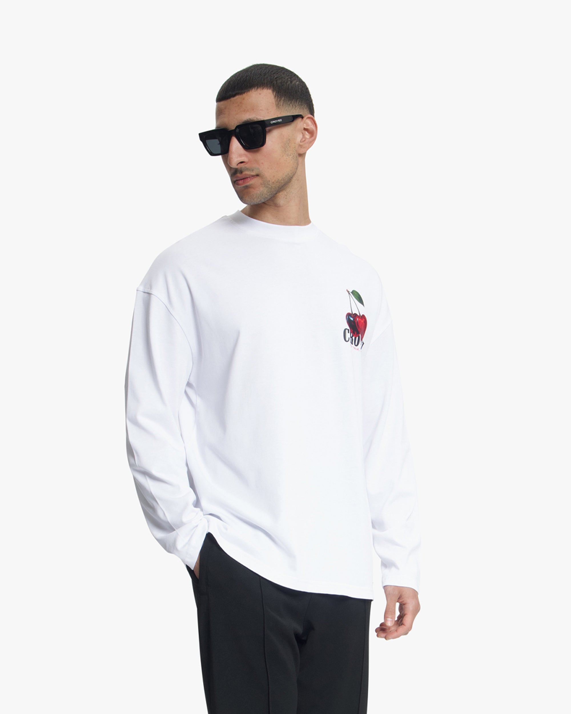 Croyez Cerise D'Amour Longsleeve- White