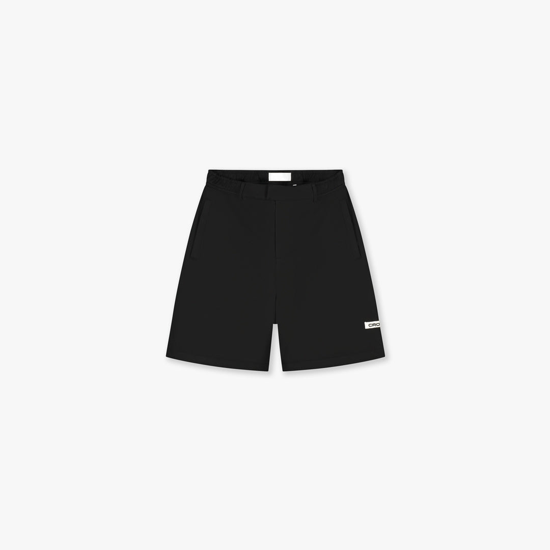 Croyez Etiquette Straight Chino Shorts- Black
