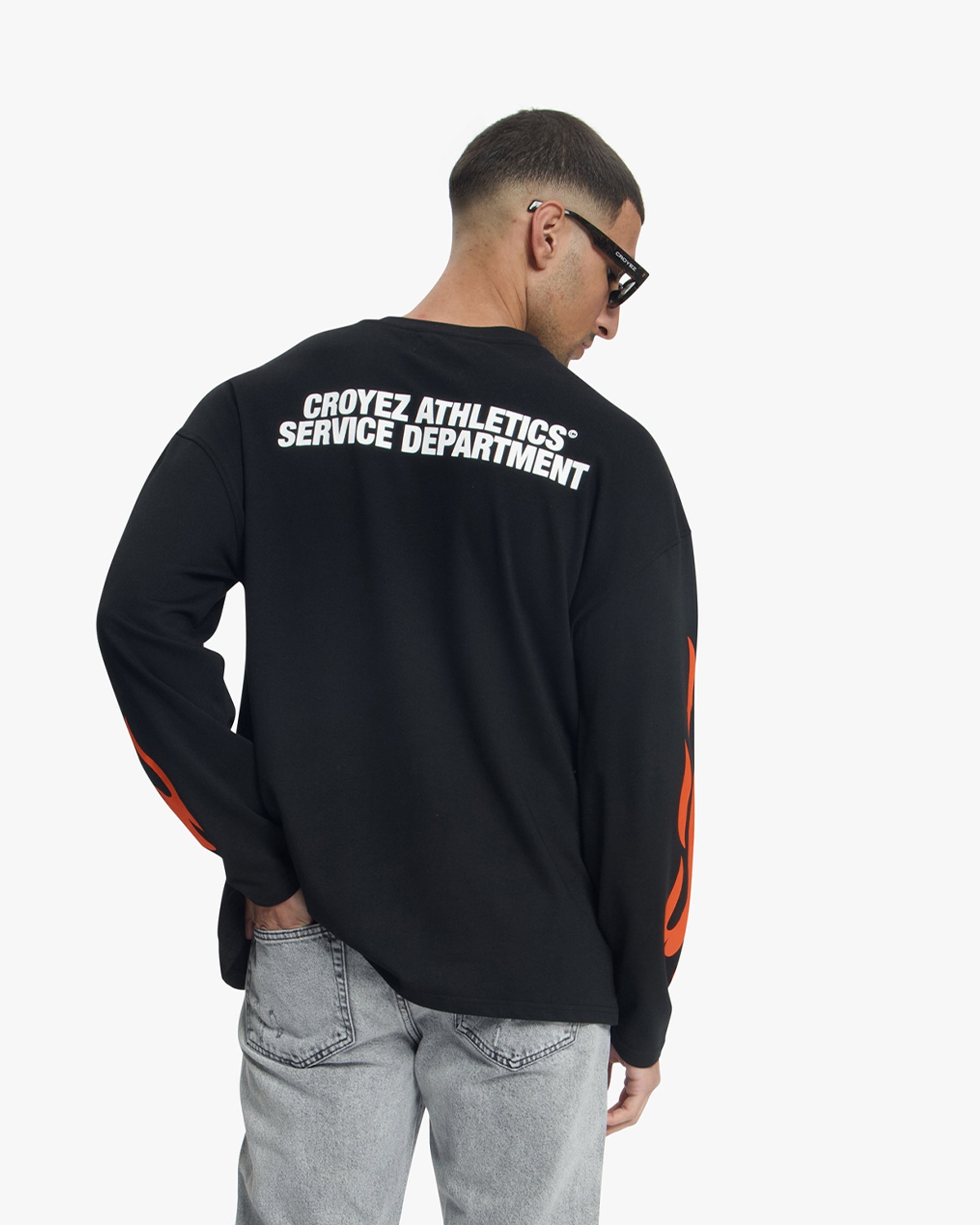 Croyez Service Dept Longsleeve- Orange