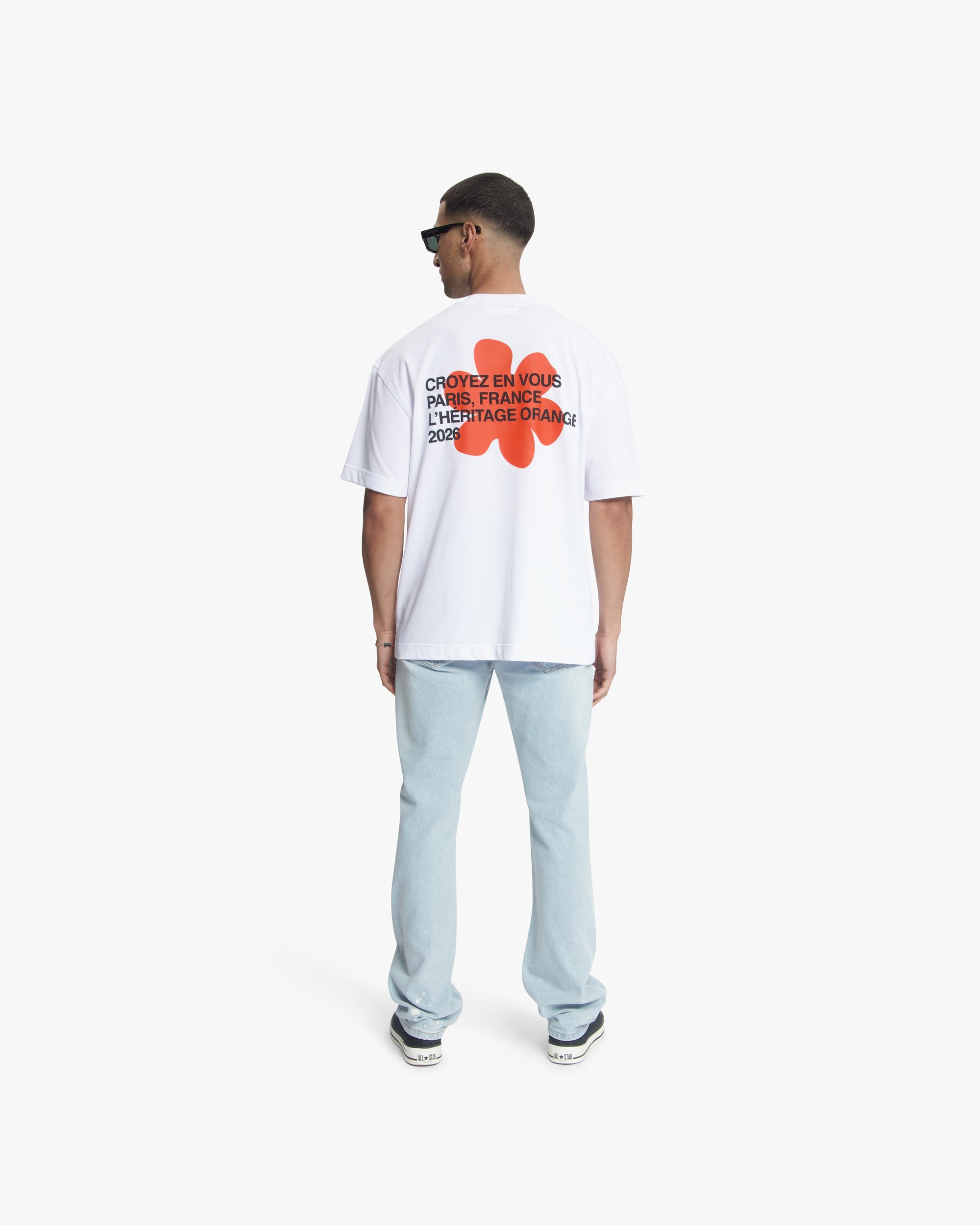 Croyez Silhoutte T-Shirt- Orange