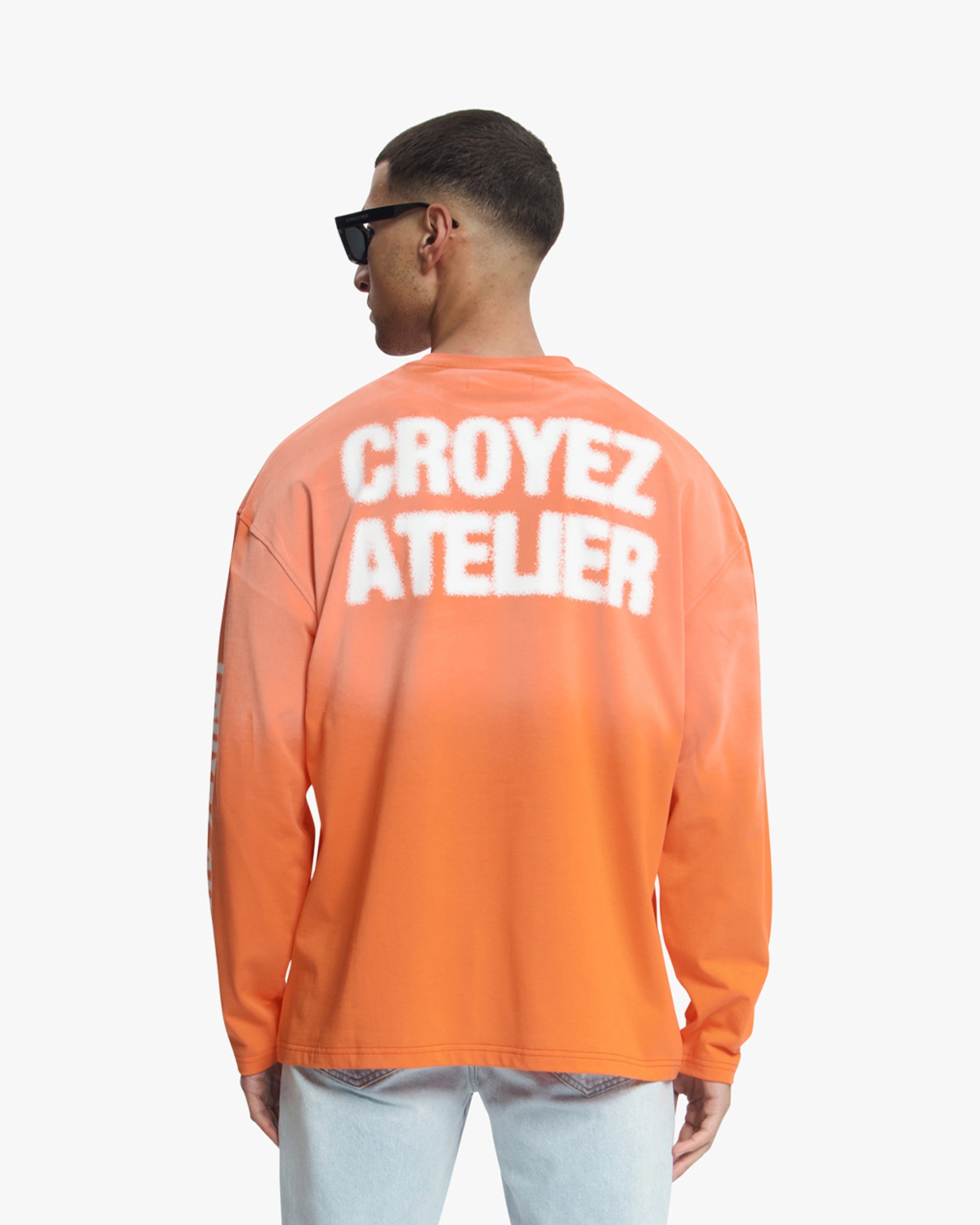 Croyez Sprayed Atelier Longsleeve- Orange