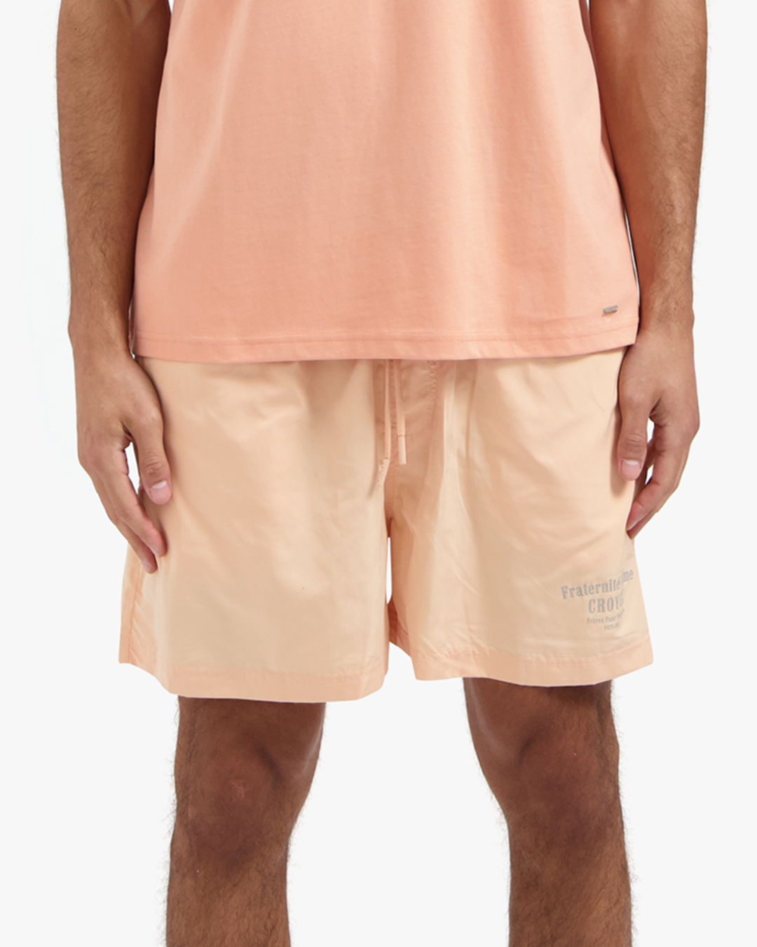 Croyez Fraternite Swim Short- Peach