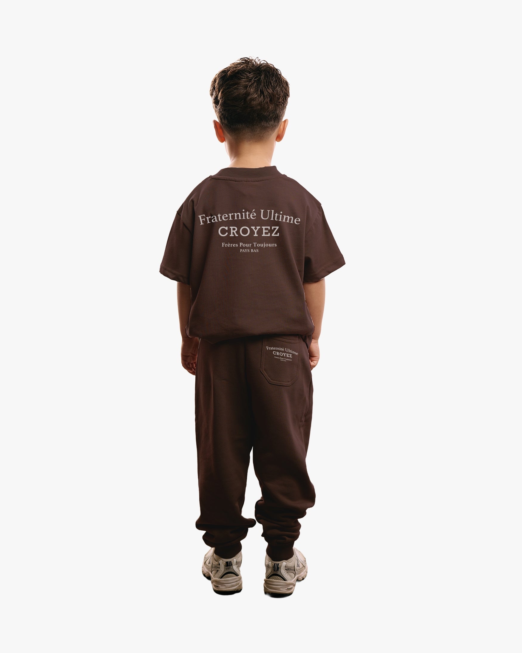 Croyez Mini Fraternité T-Shirt- Brown