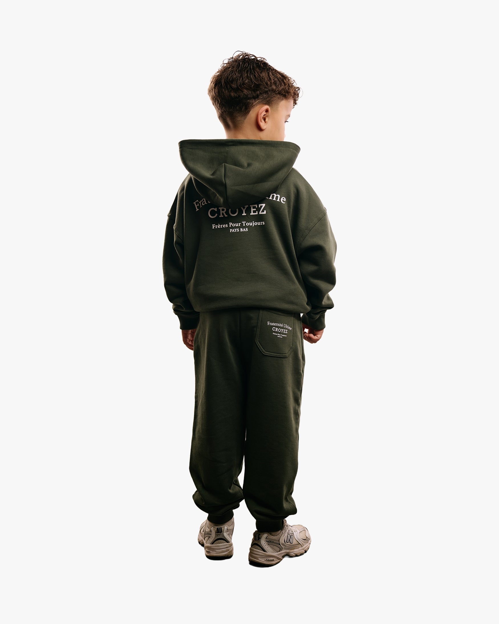 Croyez Mini Fraternite Sweatpants - Dark Green