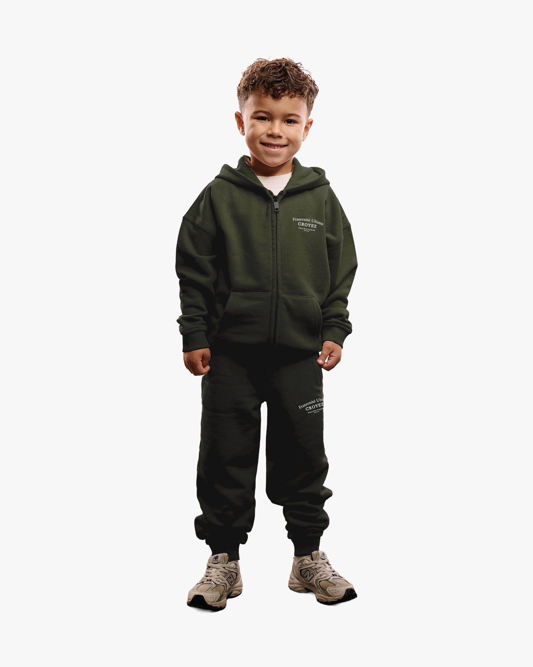 Croyez Mini Fraternite Sweatpants - Dark Green