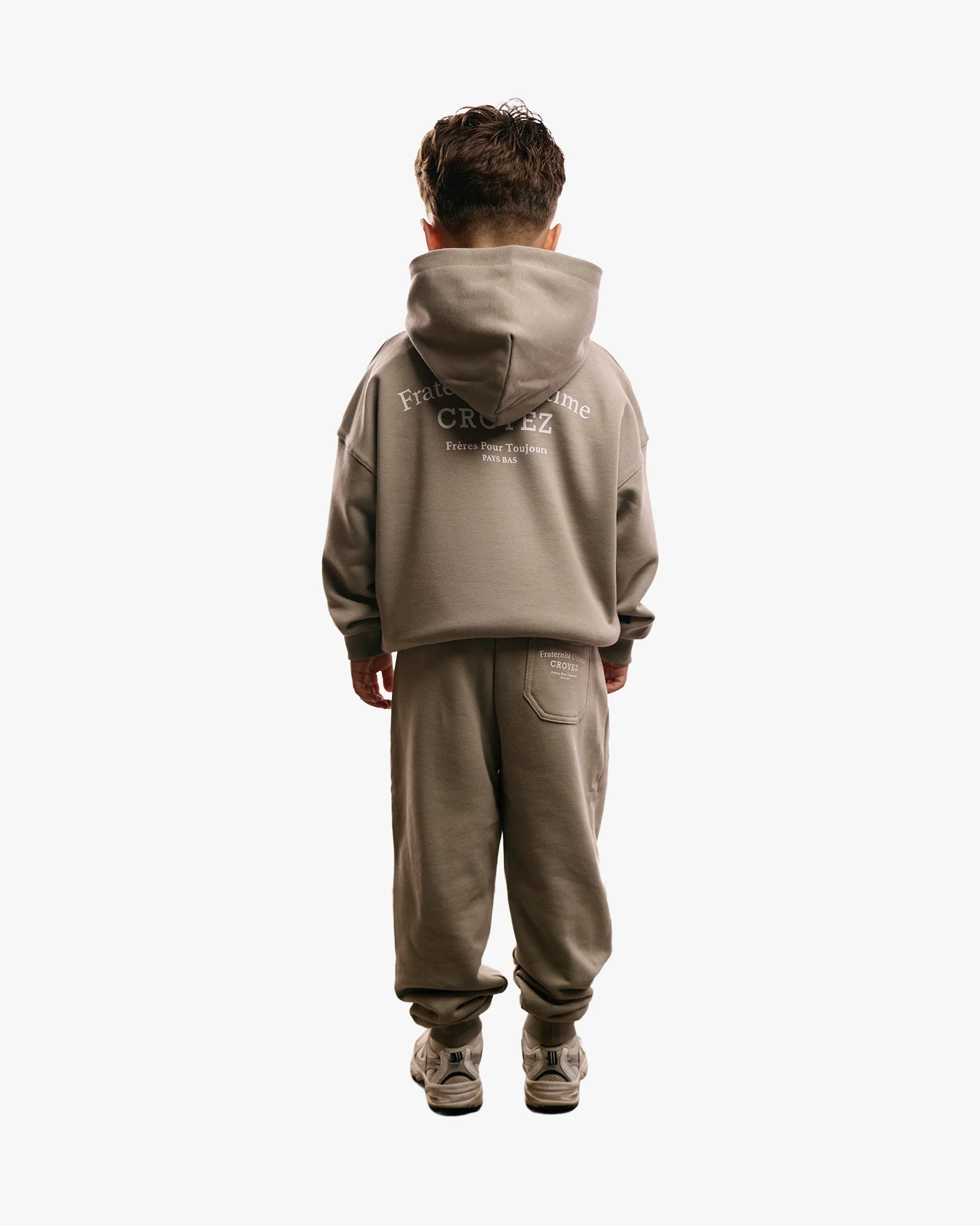 Croyez Mini Fraternite Zip-Hoodie- Dusty Olive