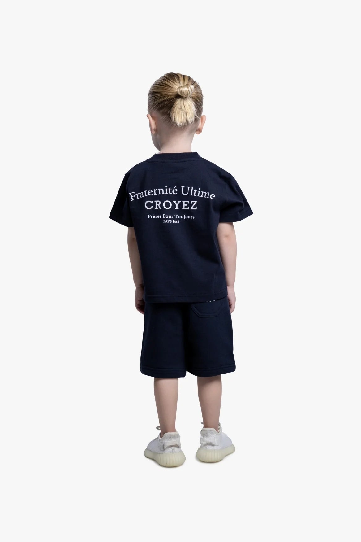 Croyez Mini Fraternite Shorts- Navy