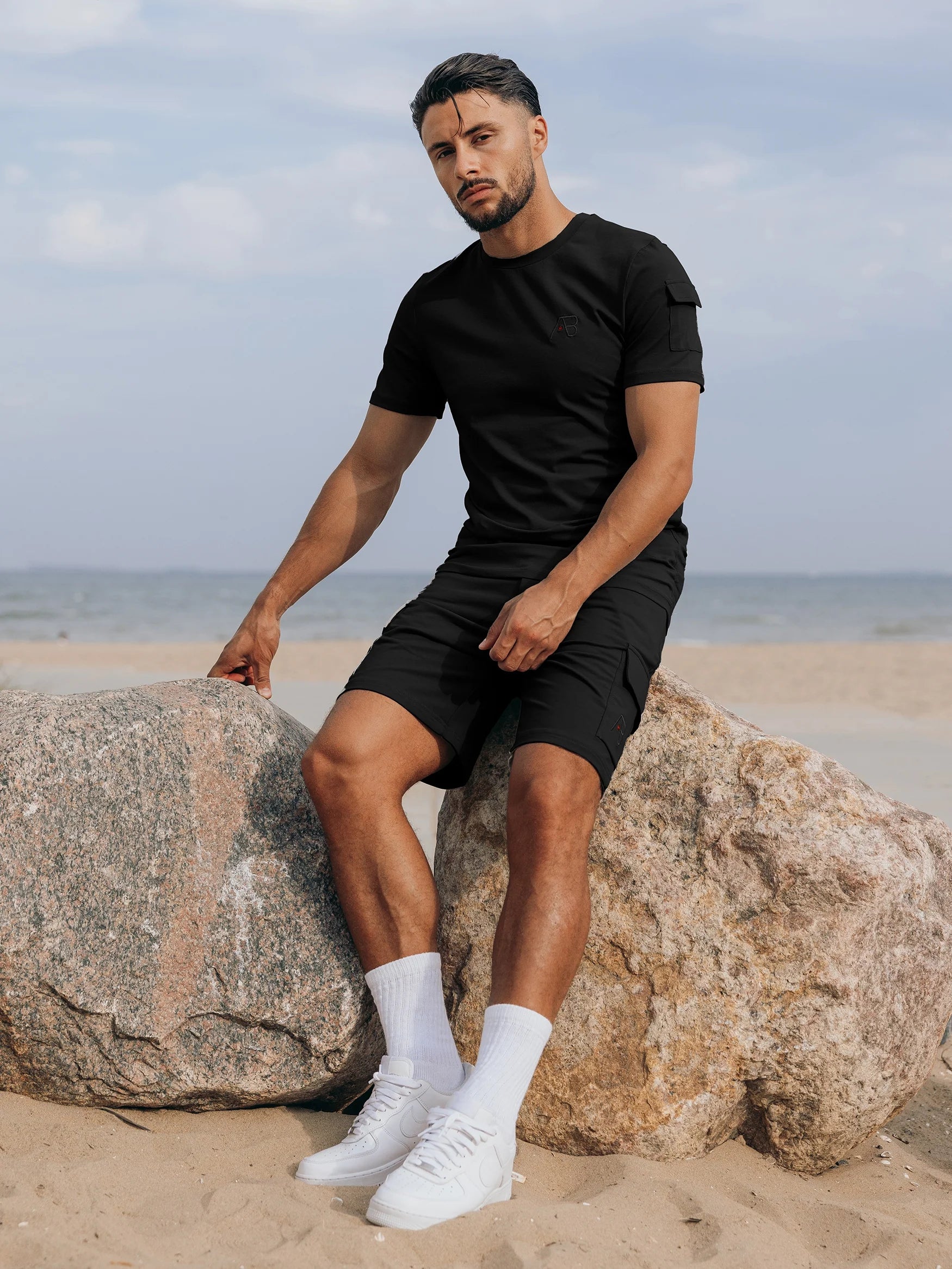 AB Lifestyle Cargo Tee Black
