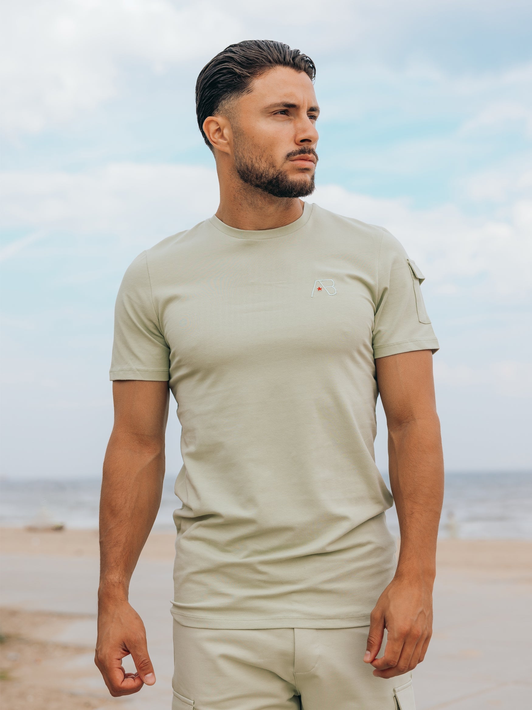 AB Lifestyle Cargo Tee Desert Sage