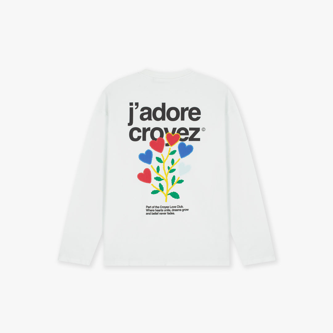 Croyez J'Adore Longsleeve- White