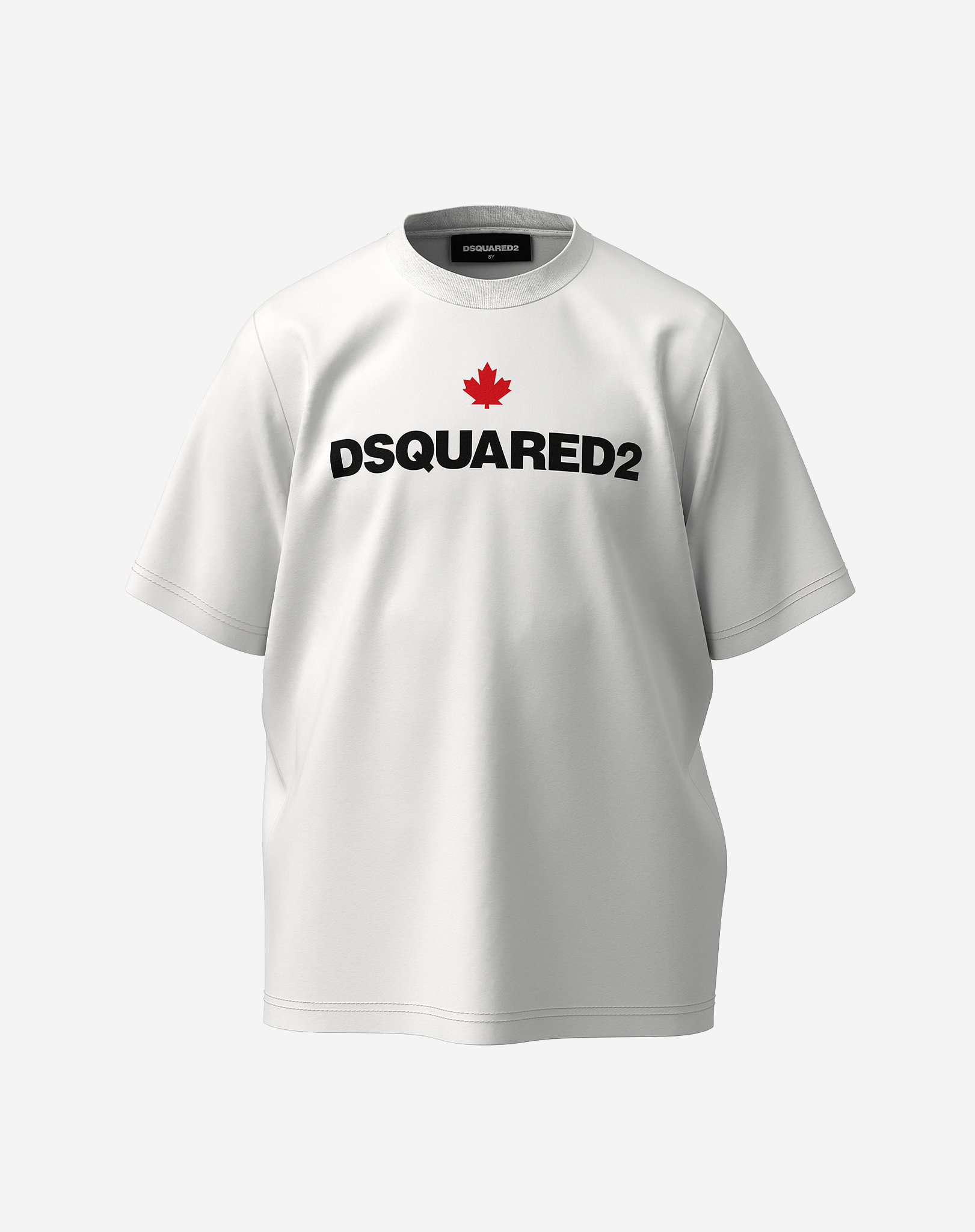 krans Kampioenschap Bederven Dsquared2 Junior Slouch T-shirt Wit