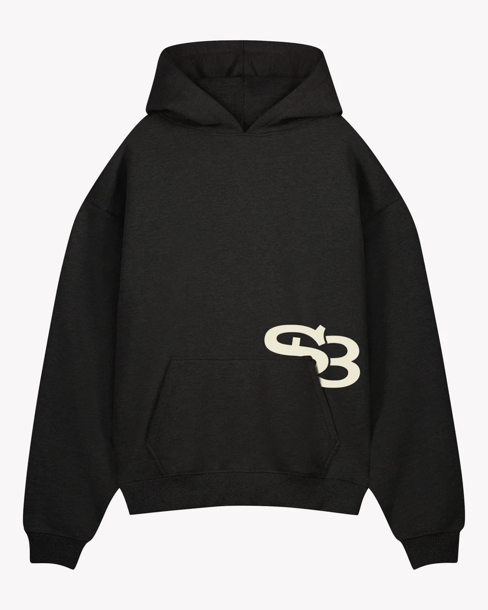 Saint Blanc Interlock Hoodie- Black