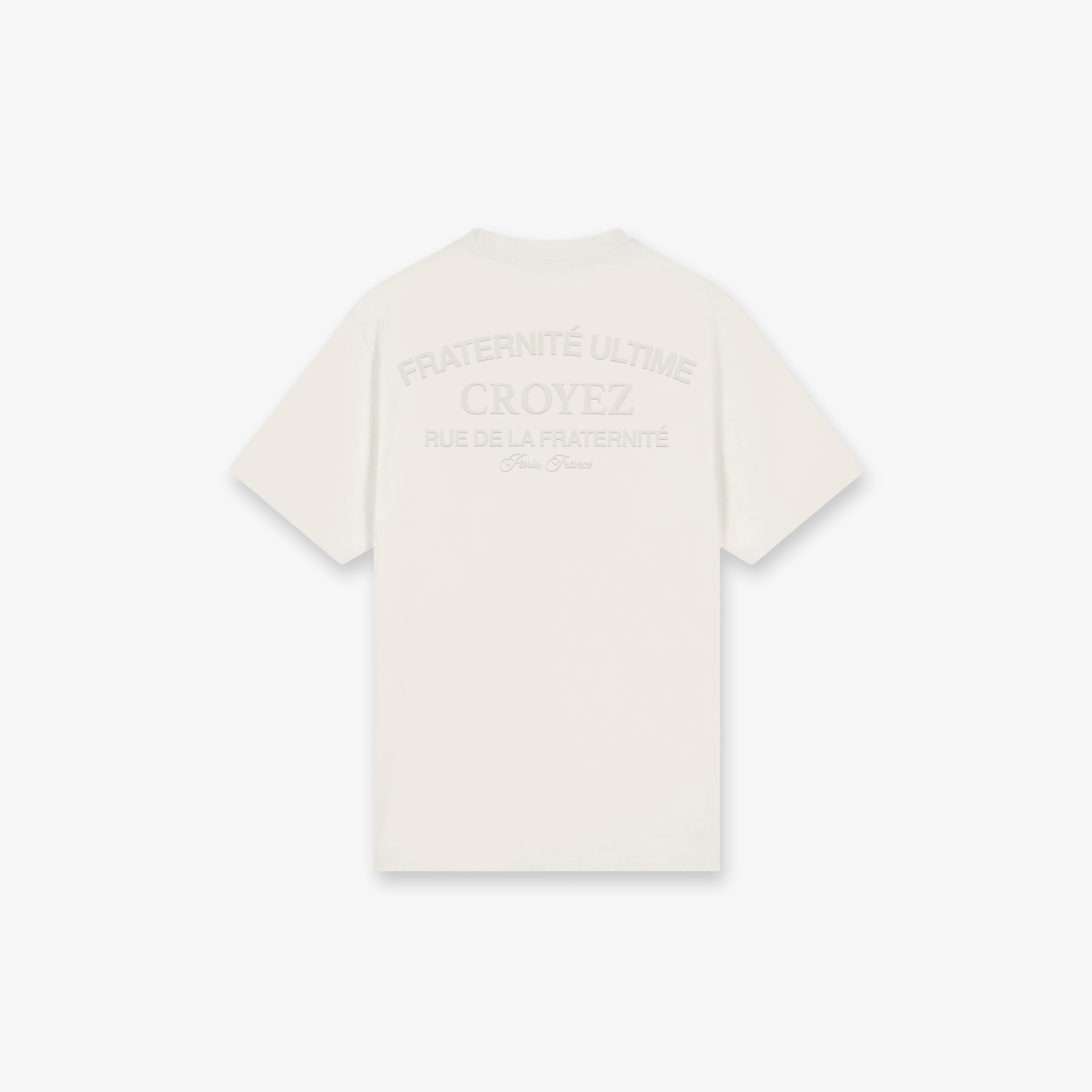Croyez Original Fraternite T-Shirt- Off-White