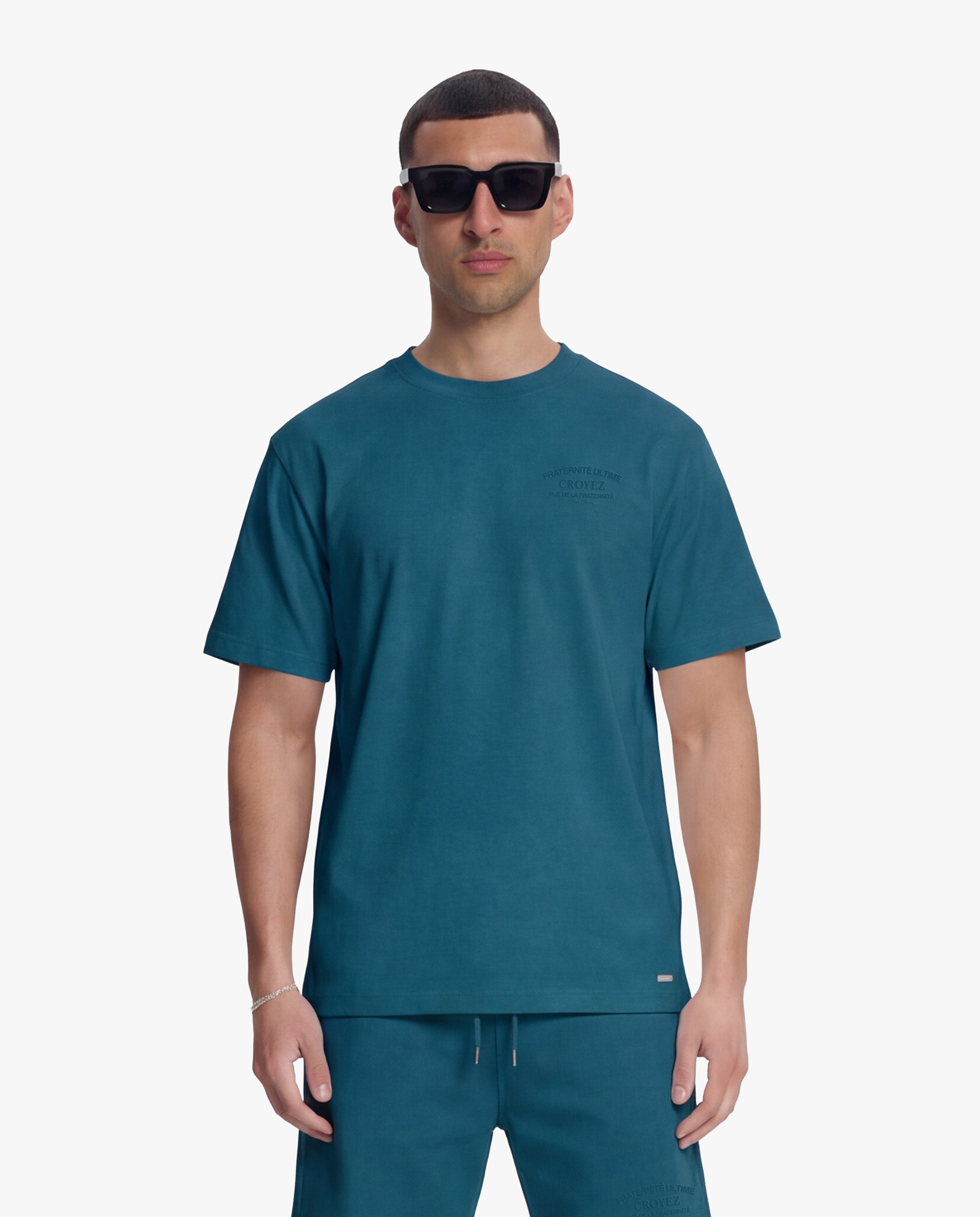 Croyez Original Fraternite T-Shirt- Dark Teal