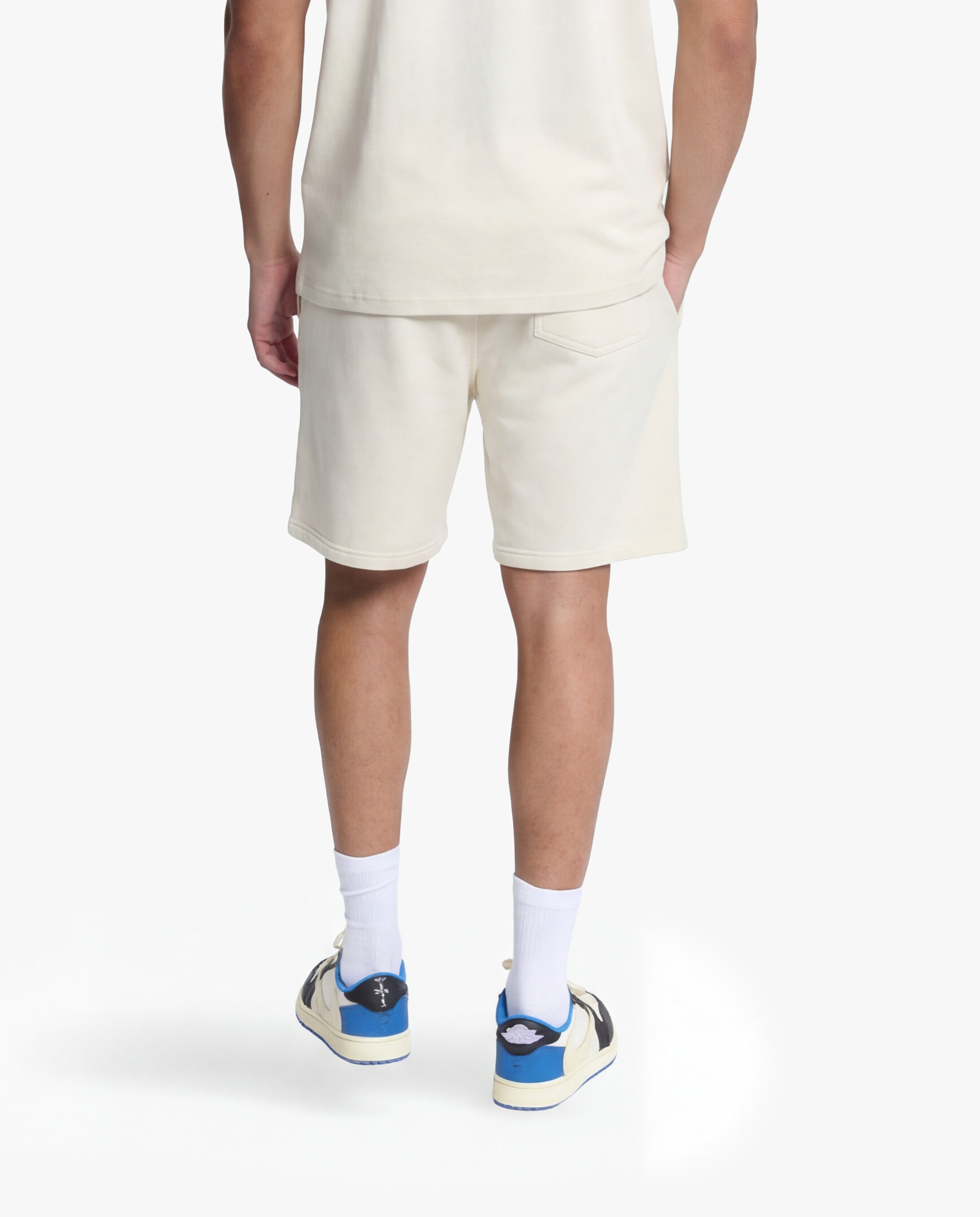 Croyez Original Fraternite Shorts- Off-White