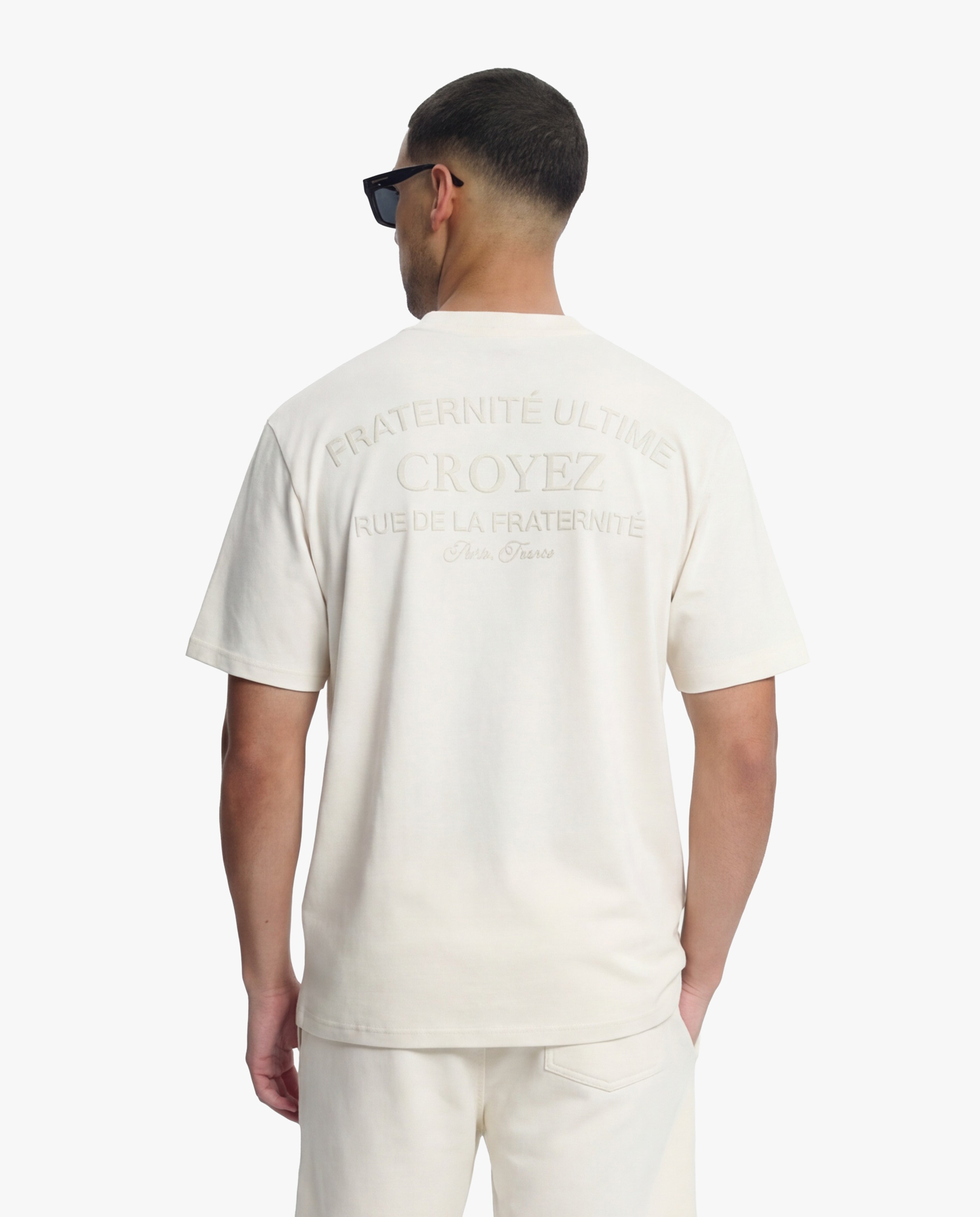 Croyez Original Fraternite T-Shirt- Off-White