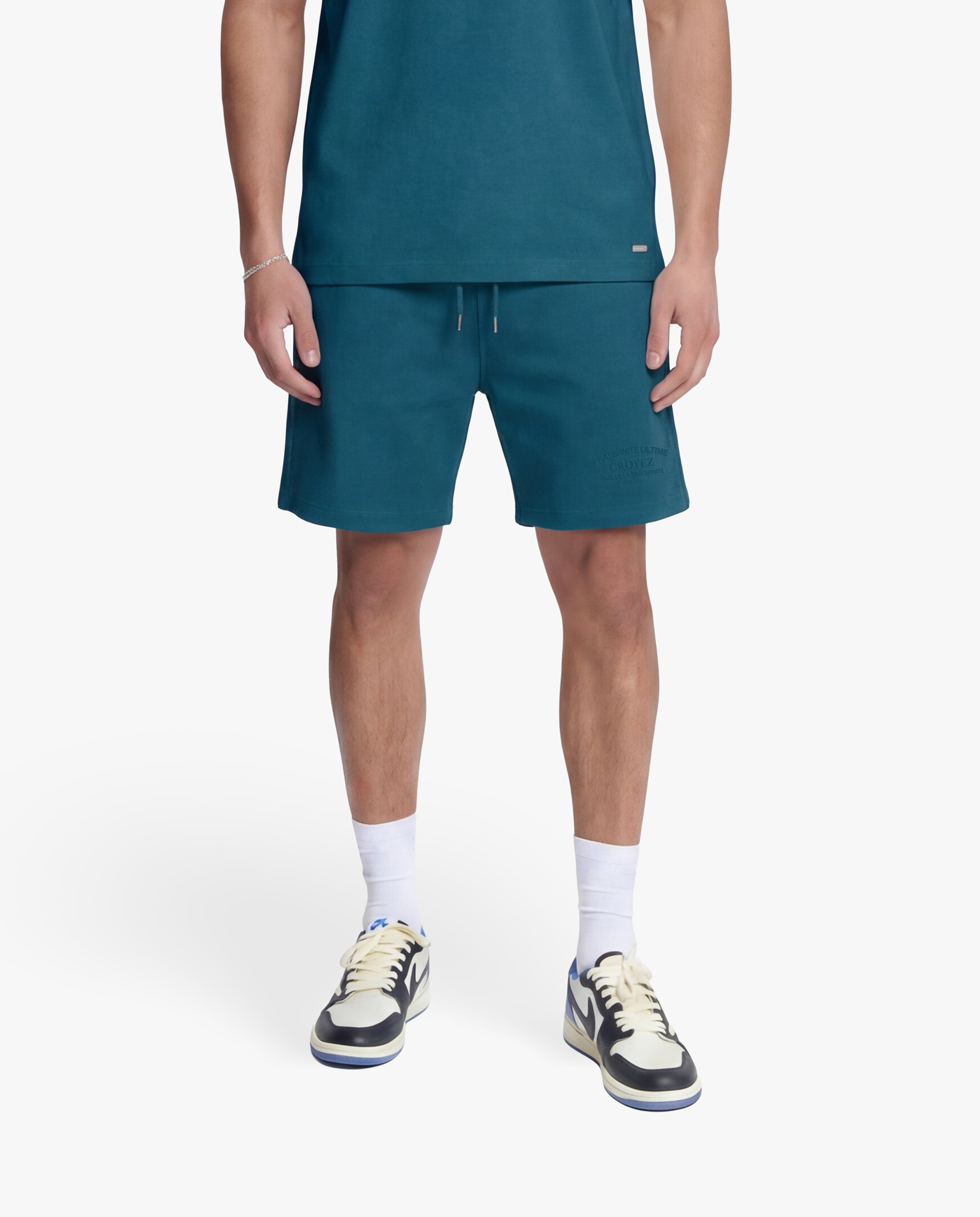 Croyez Original Fraternite Shorts- Dark Teal