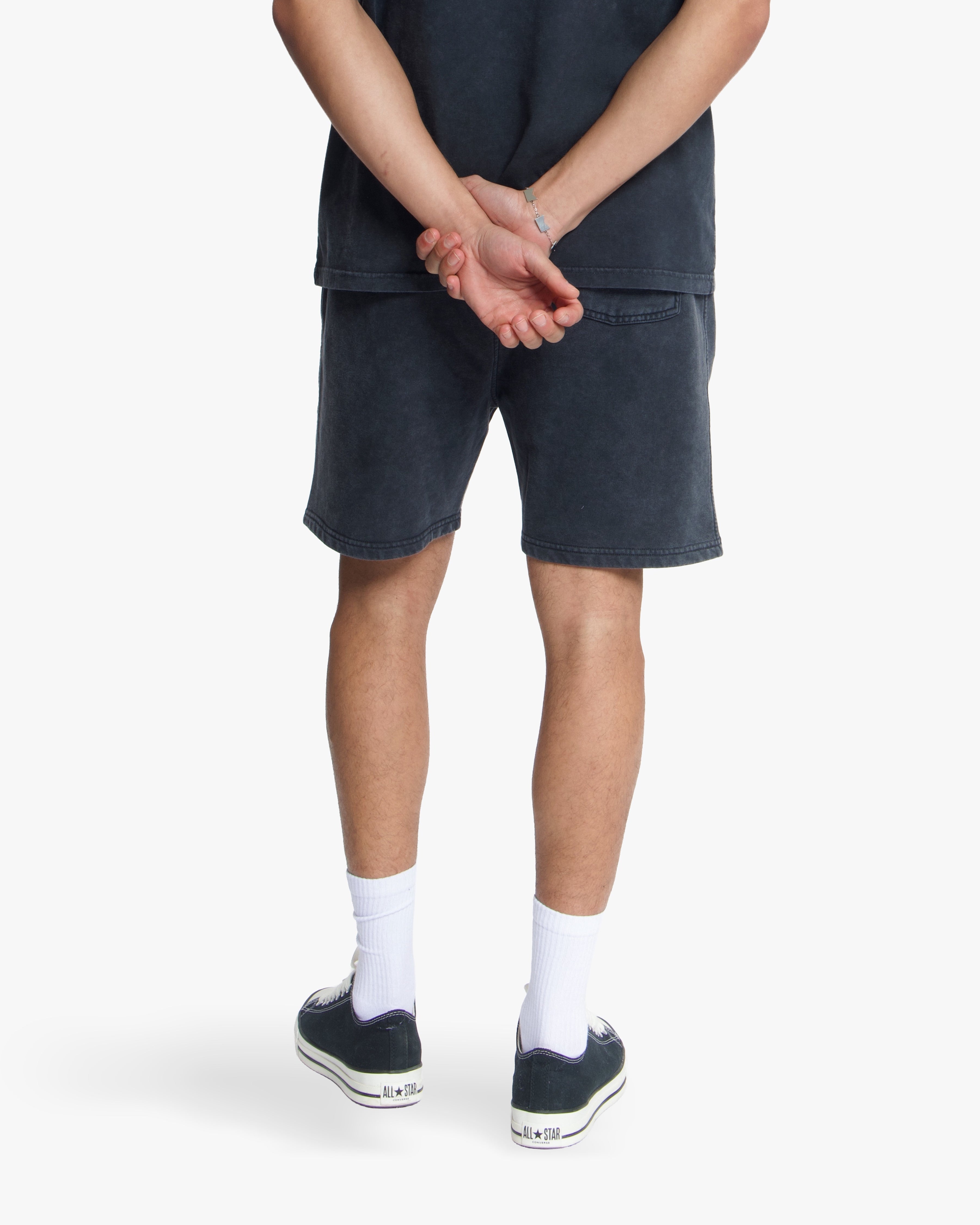 Croyez Sprayed Atelier Shorts- Black