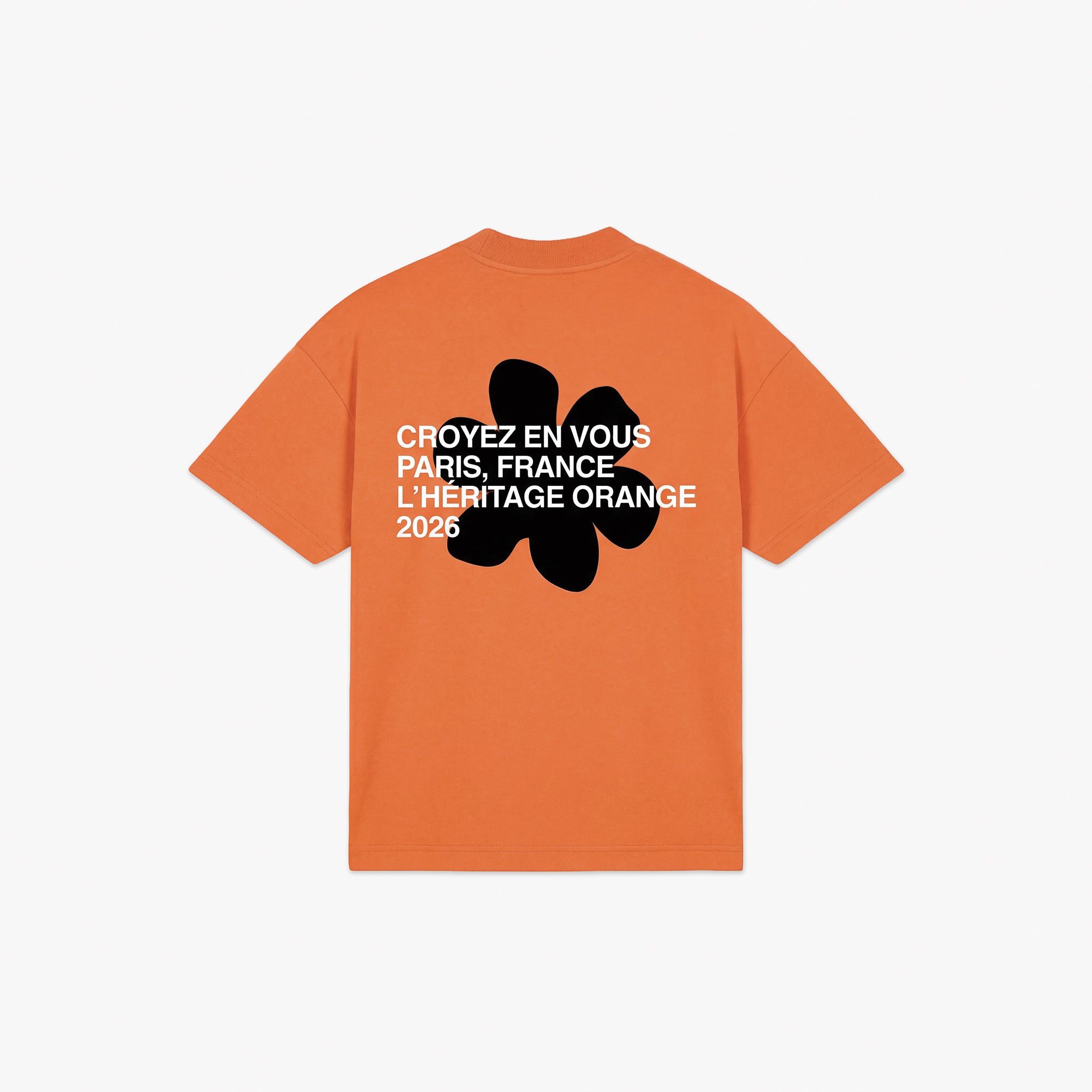 Croyez Silhoutte T-Shirt- Orange