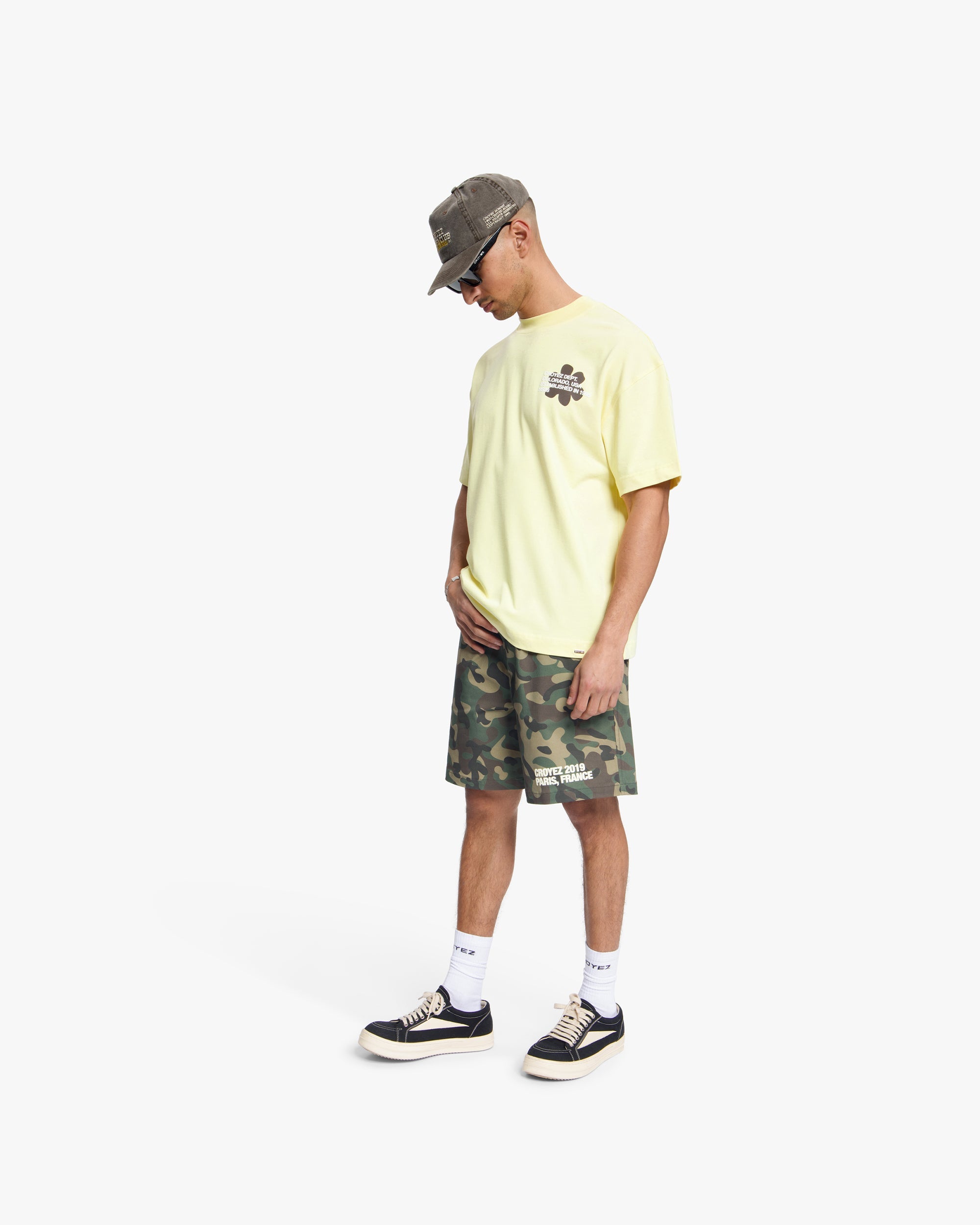 Croyez Silhouette T-Shirt- Butter Yellow