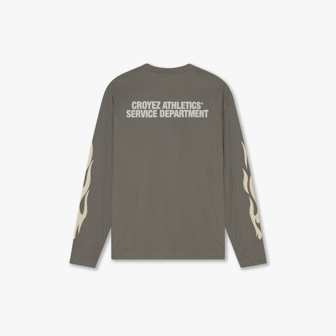 Croyez Service Dept Longsleeve- Washed Brown