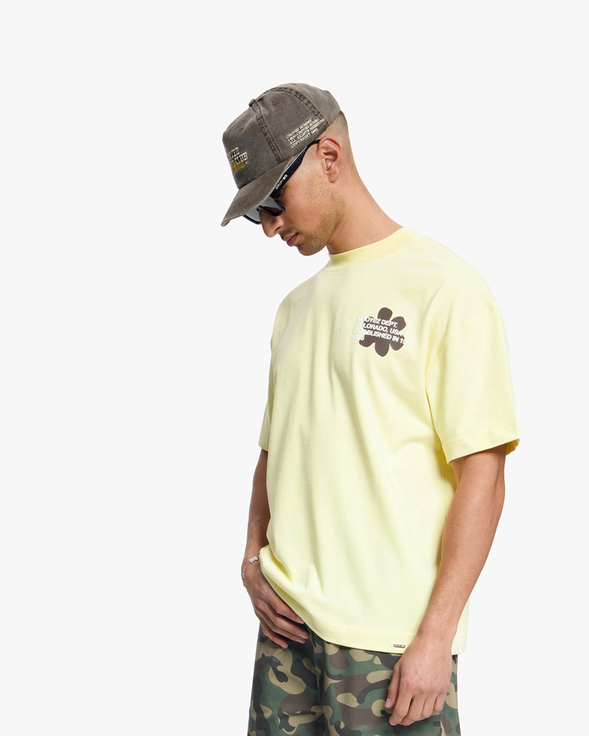Croyez Silhouette T-Shirt- Butter Yellow