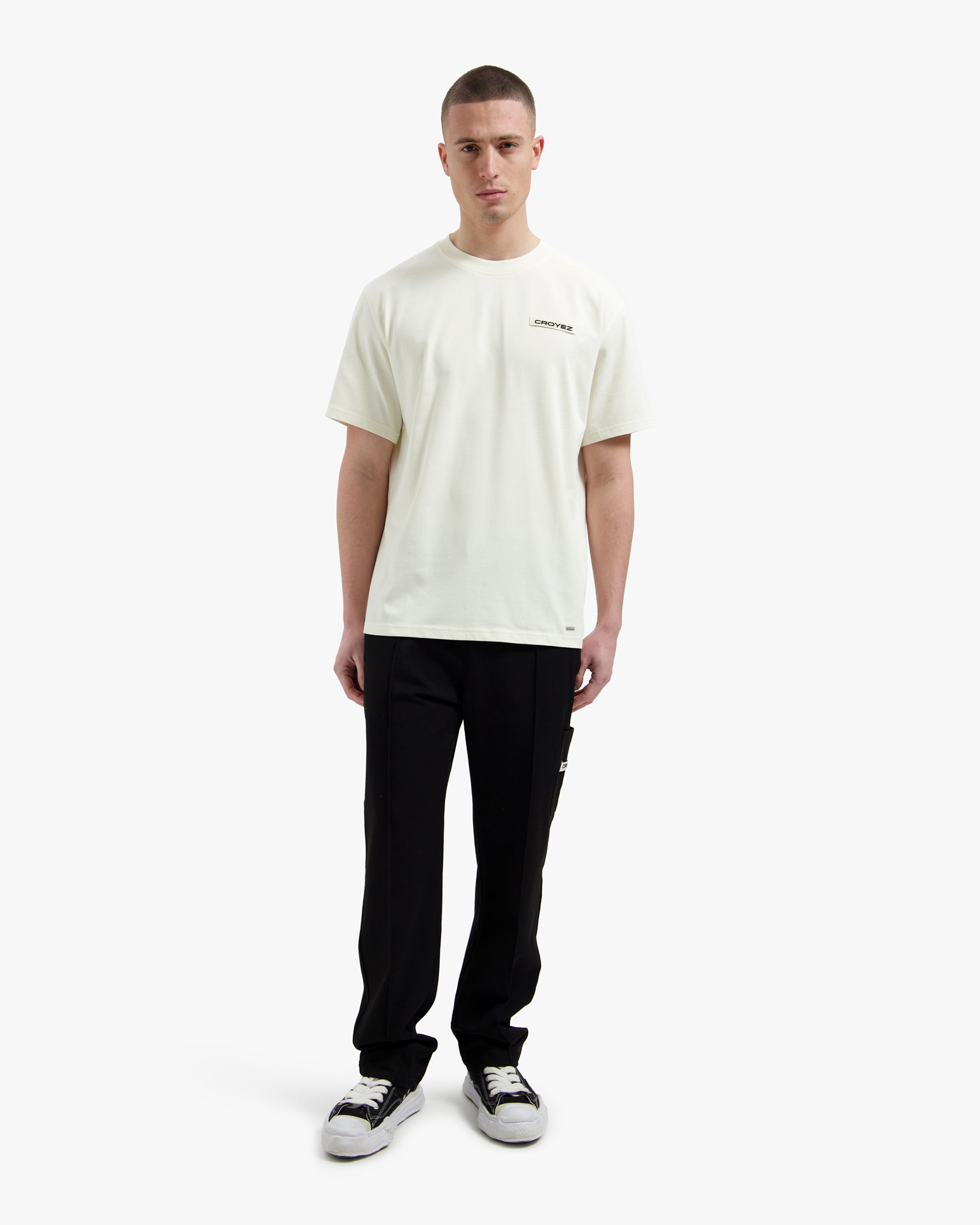 Croyez Etiquette T-Shirt- Off-White