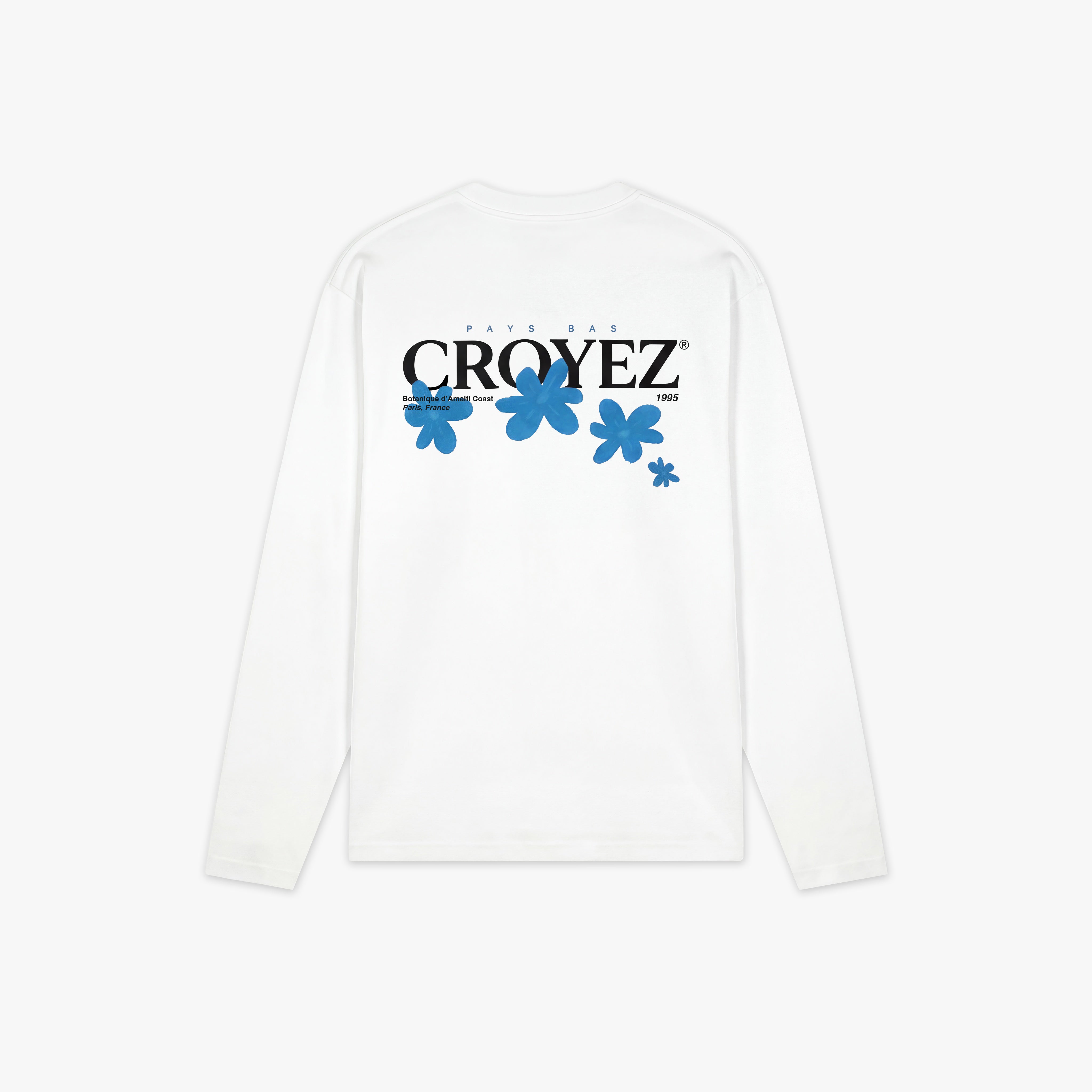 Croyez Botanique Longsleeve- White/Tiffany Blue