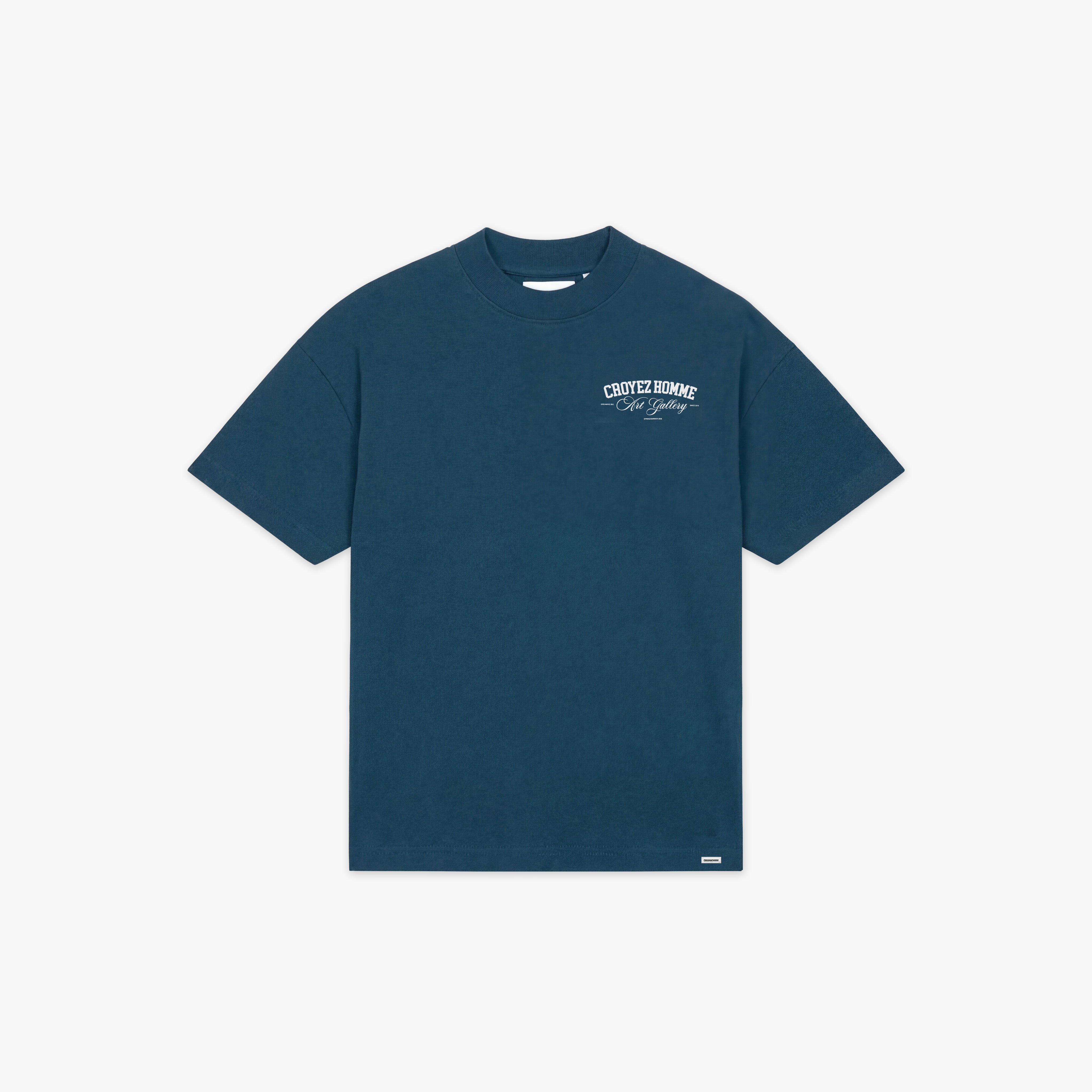 Croyez Art Gallery T-Shirt- Dark Teal