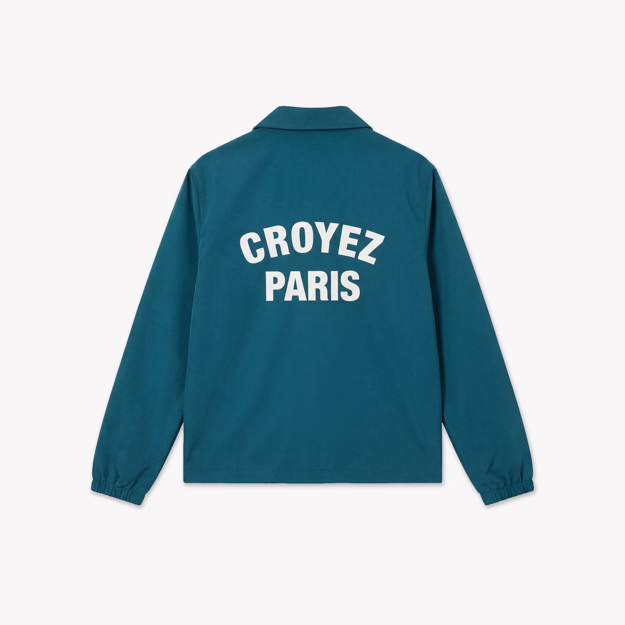 Croyez Paris Coach Jacket- Dark Teal