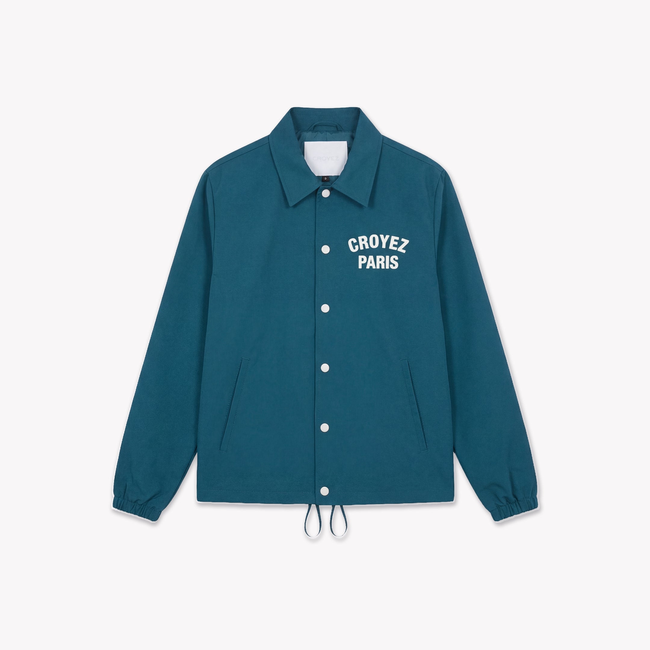 Croyez Paris Coach Jacket- Dark Teal