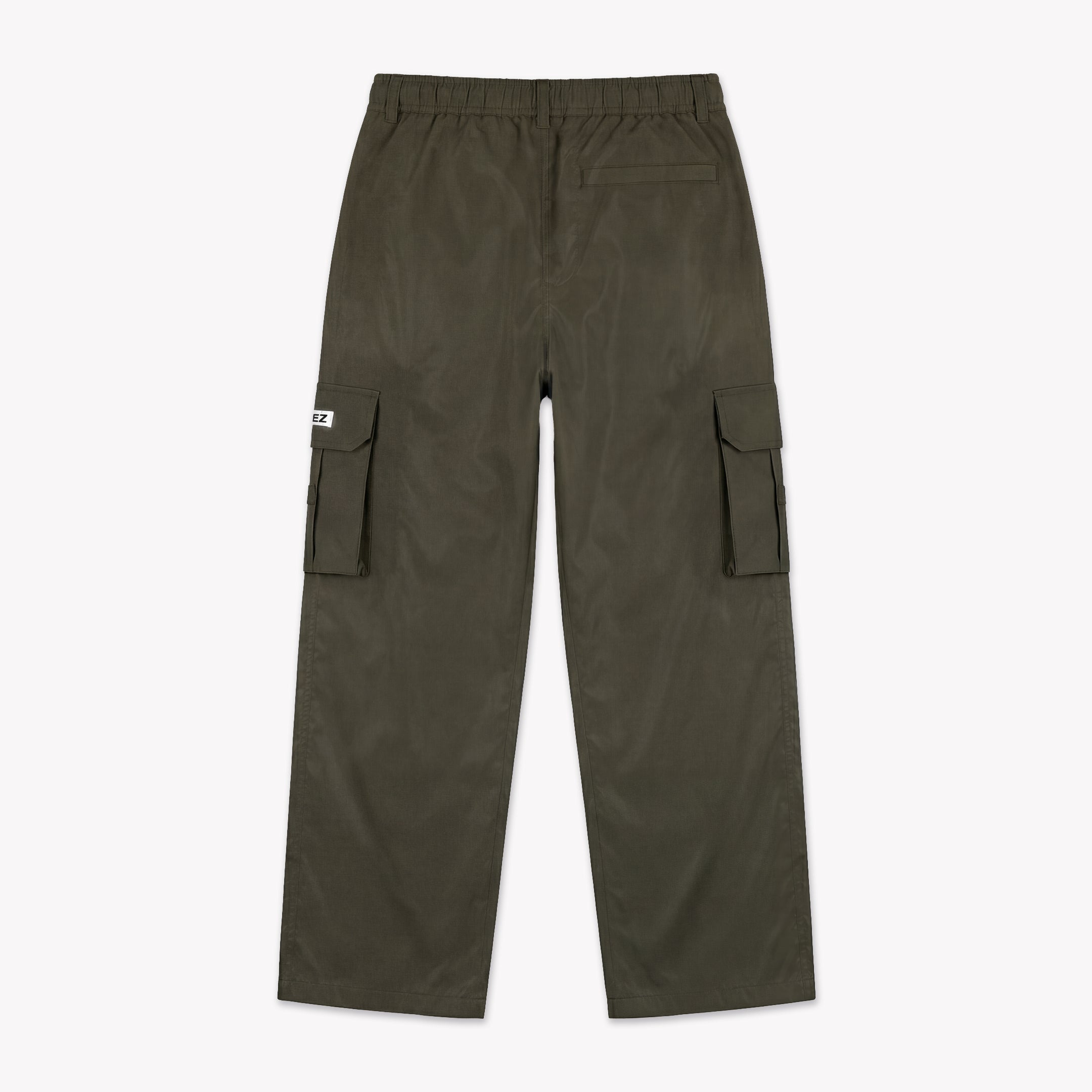 Croyez Etiquette Nylon Pants- Dusty Olive