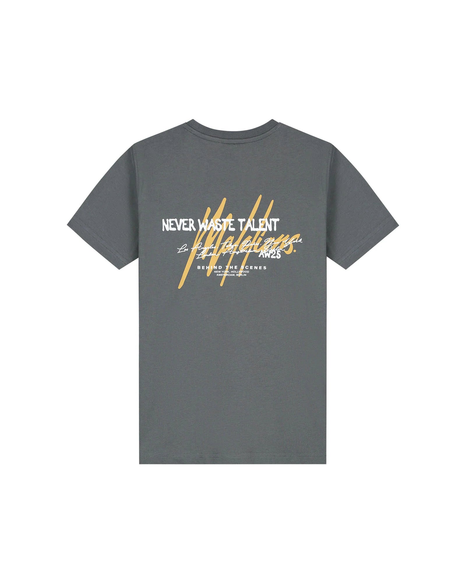 Malelions Junior Talent T-shirt - Anthracite