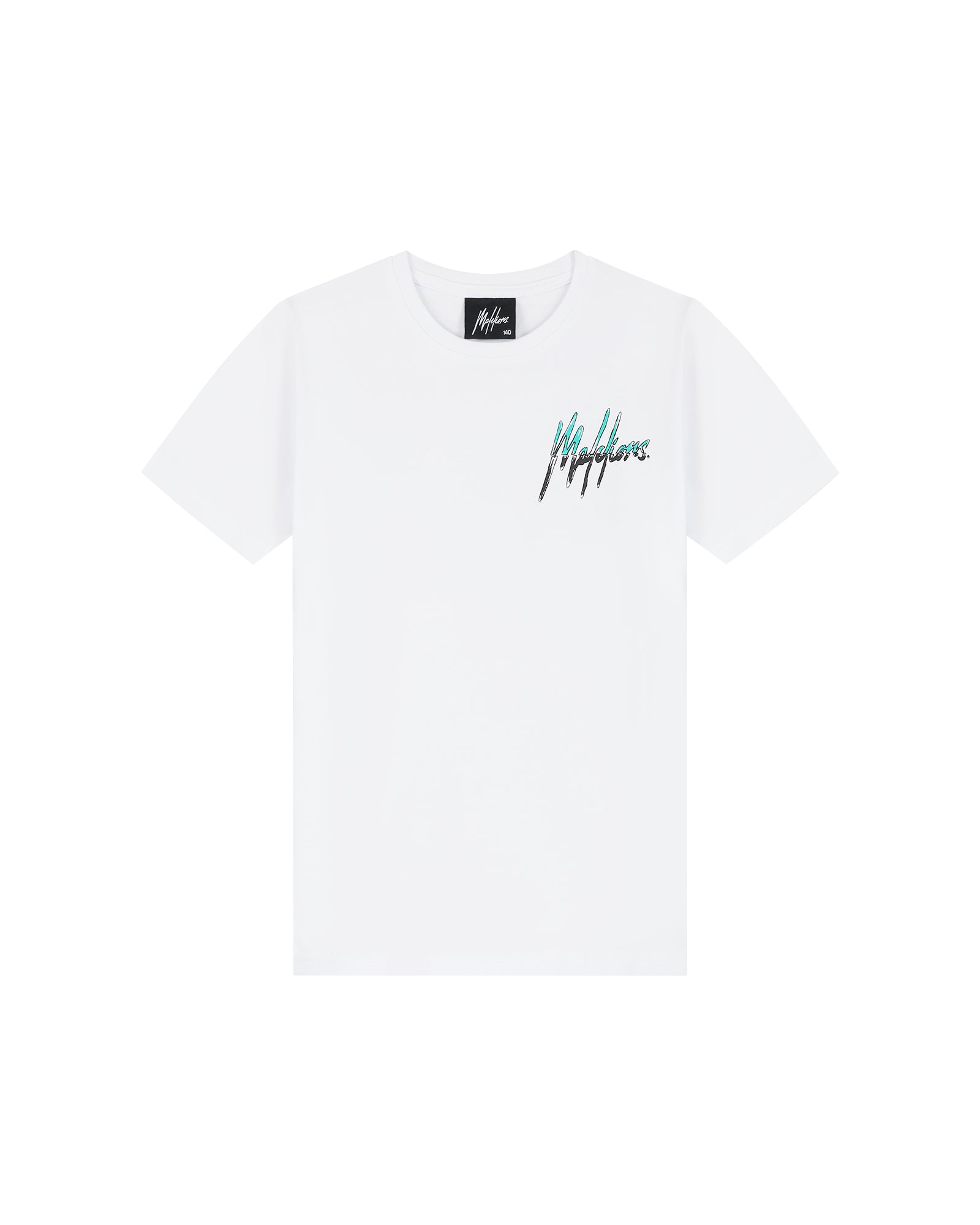 Malelions Junior Split T-Shirt 2.0- White