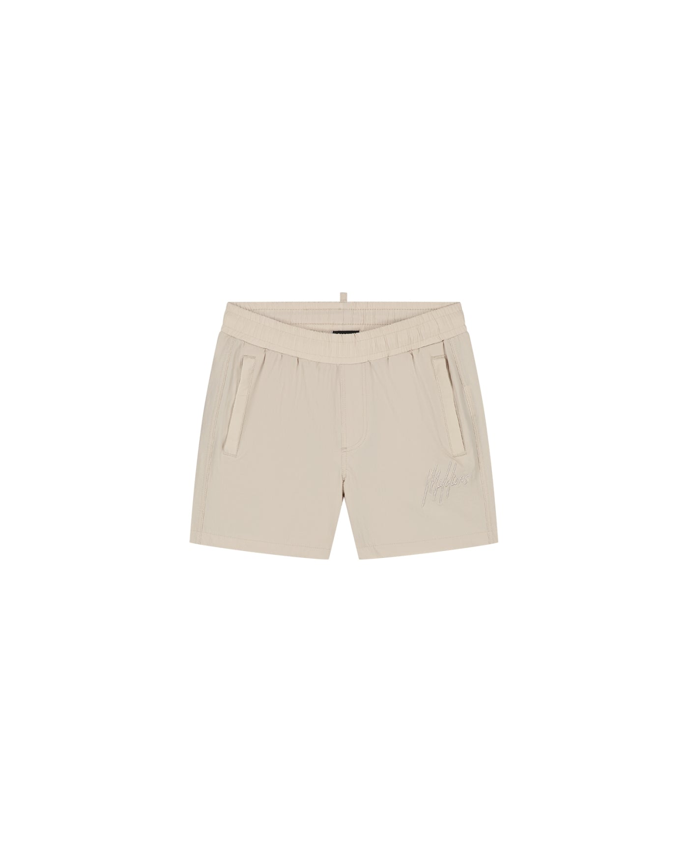 Malelions Junior Signature Swim Shorts- Taupe