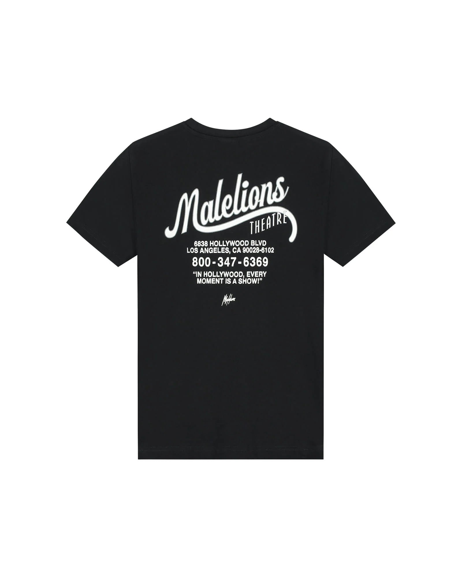 Malelions Junior Theatre T-shirt - Black